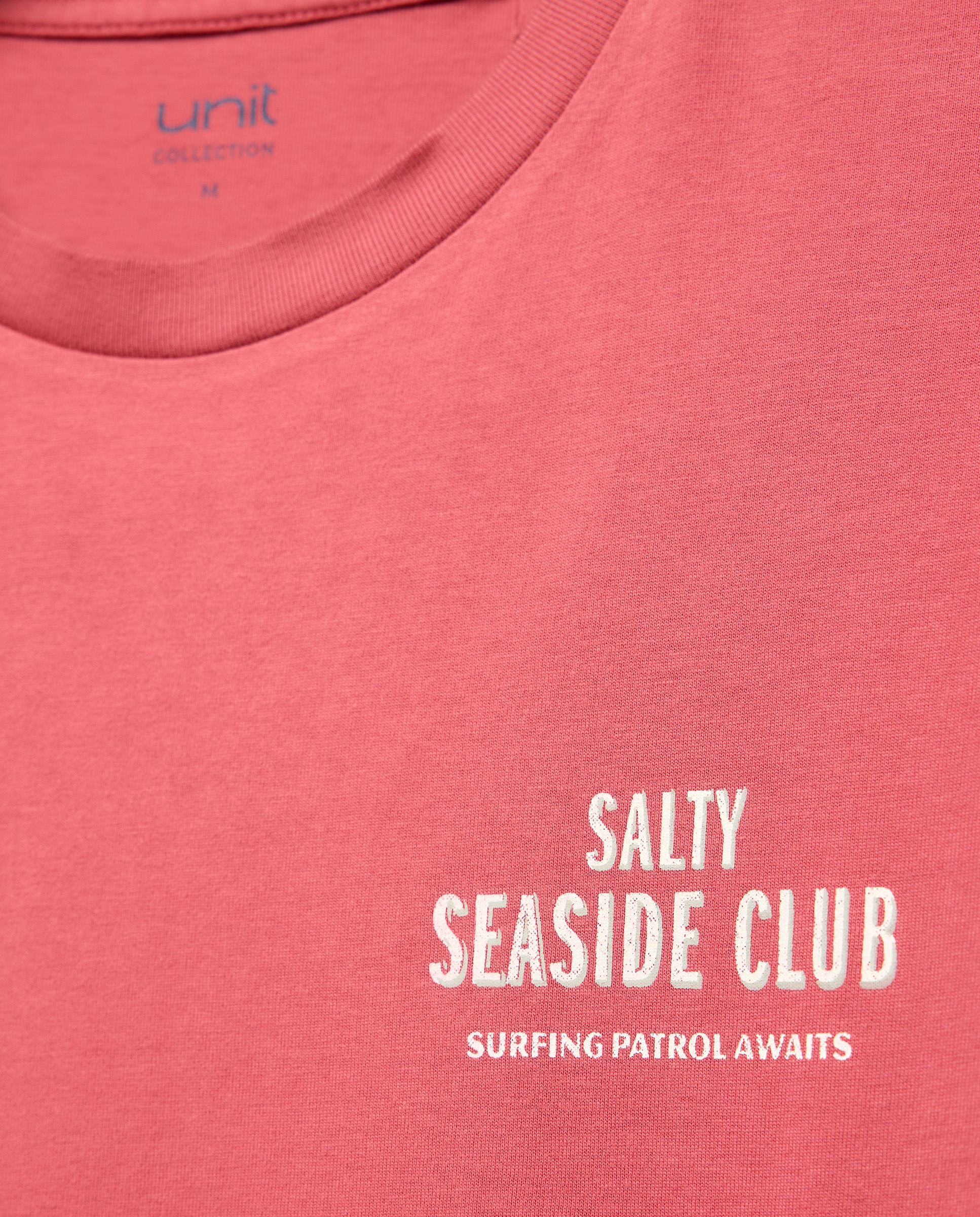 Camiseta de hombre manga corta SALTY SEASIDE CLUB 230 Rosa oscuro-6