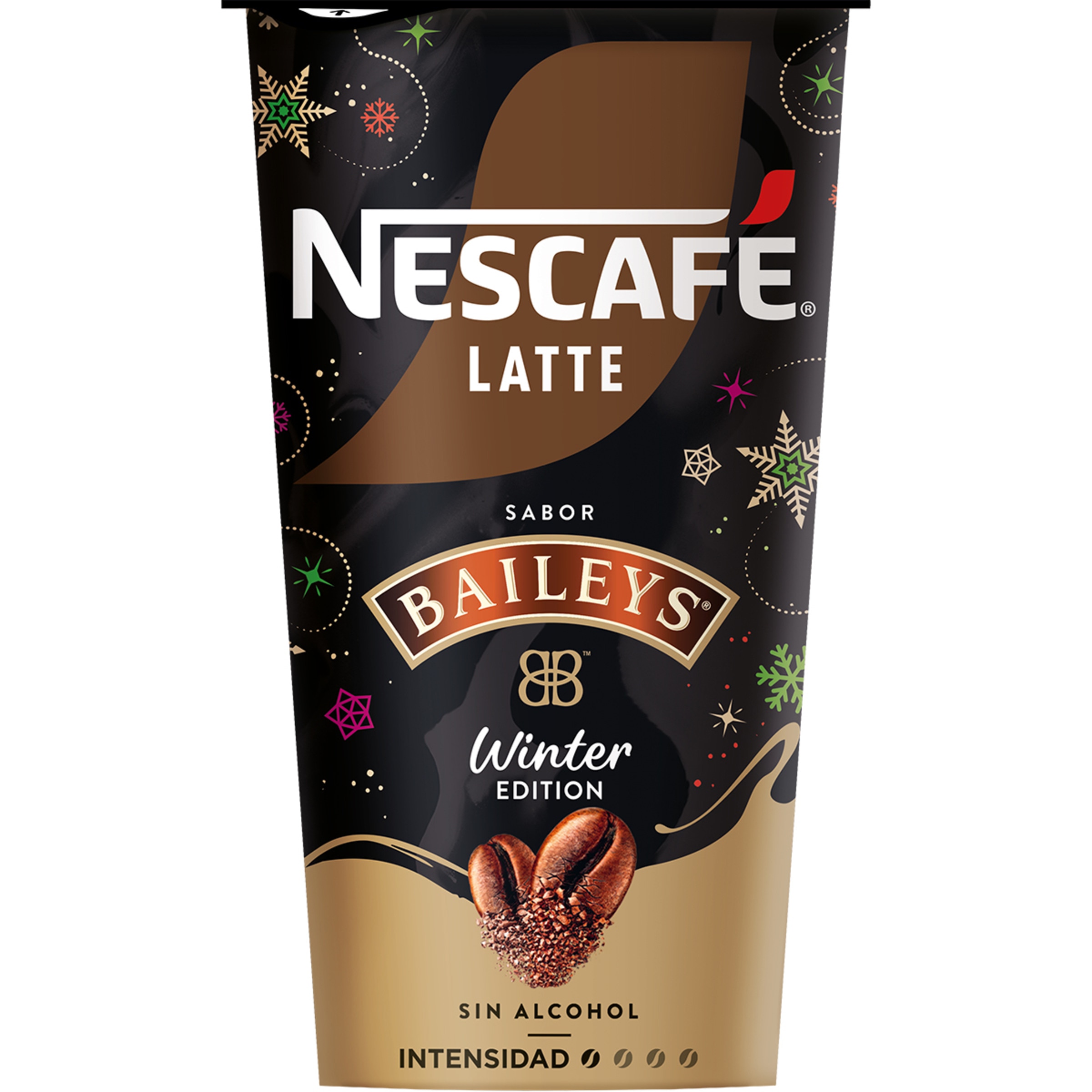 Baileys bebida láctea de café sabor baileys sin alcohol sin gluten vaso 215 g