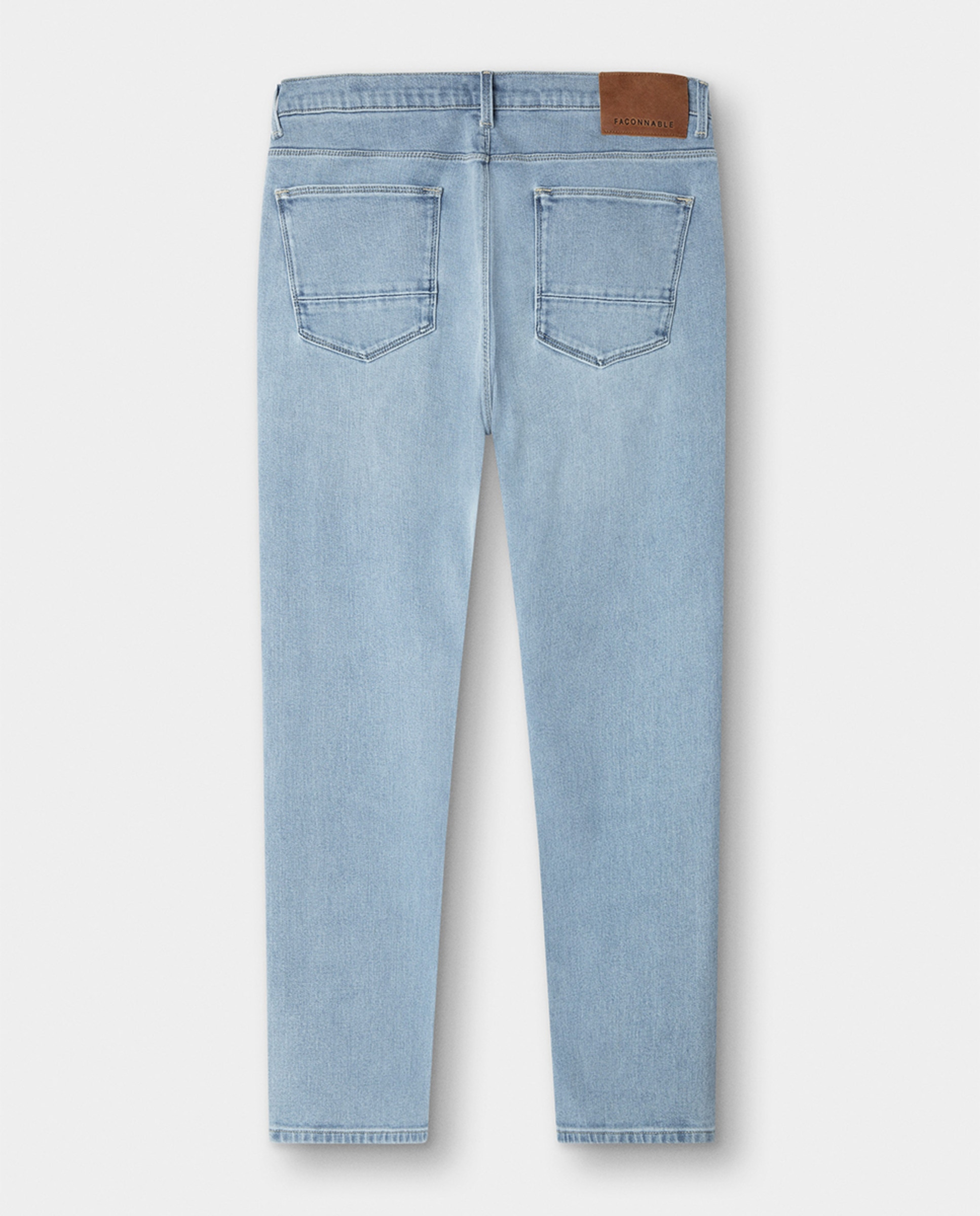 Jeans de 5 Bolsos Azul-8