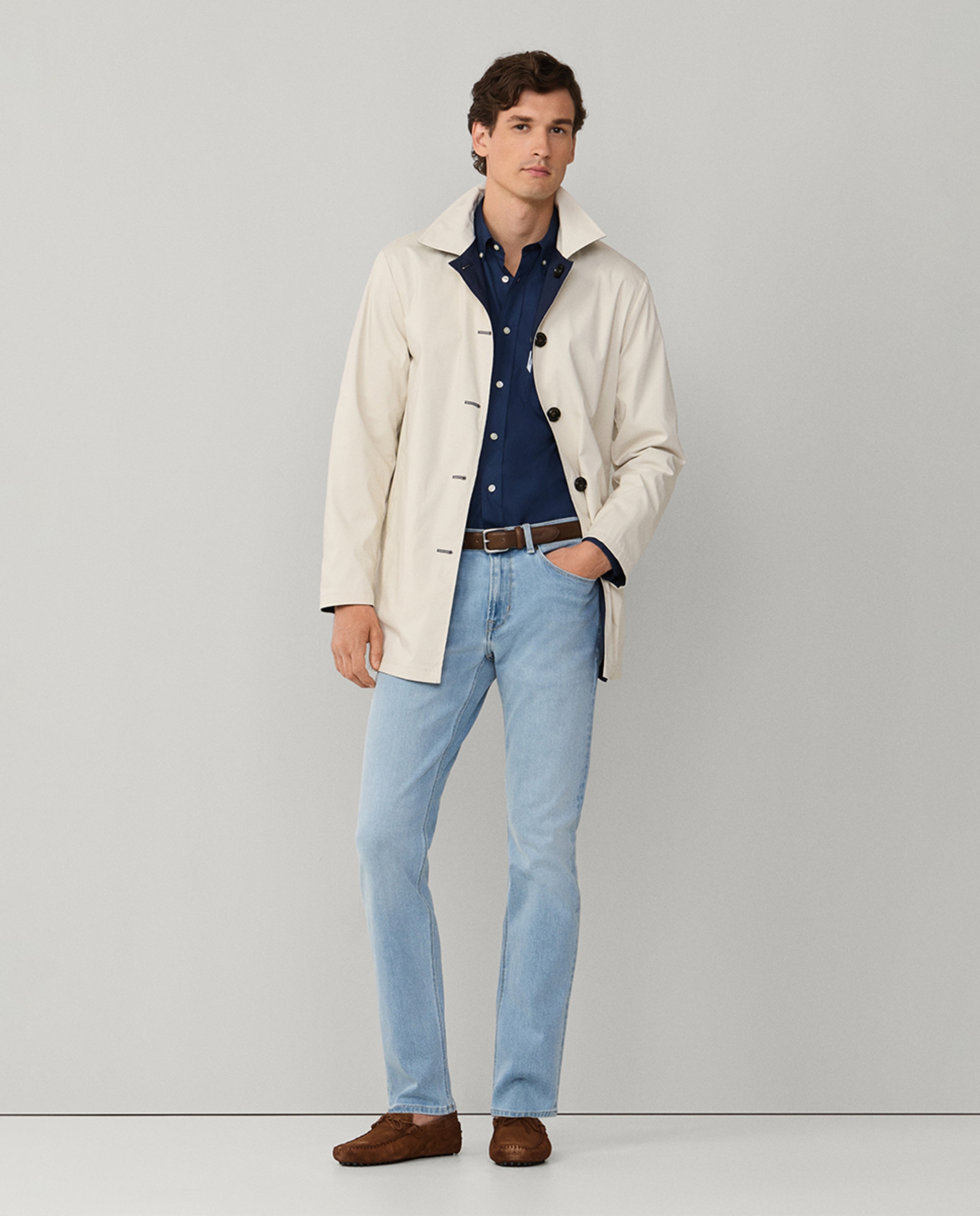 Jeans de 5 Bolsos Azul-9