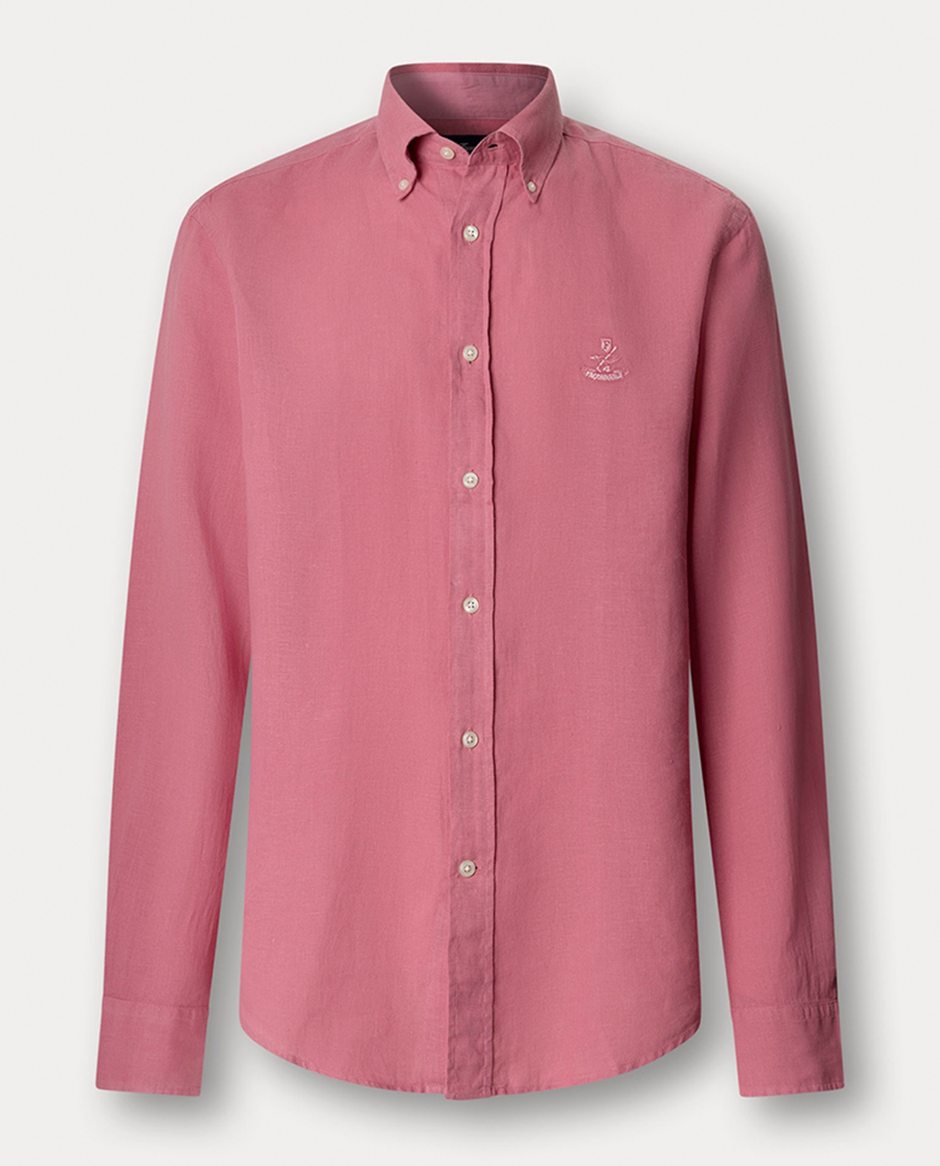 Imagem 0 de Camisa de Linho Lisa com Logótipo Birdie Fit Club