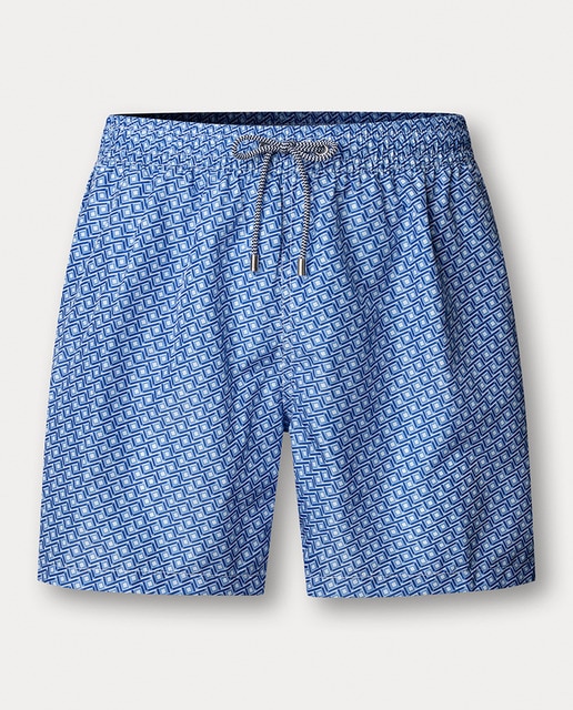 Imagem 0 de Calções de Banho com Estampado Geométrico