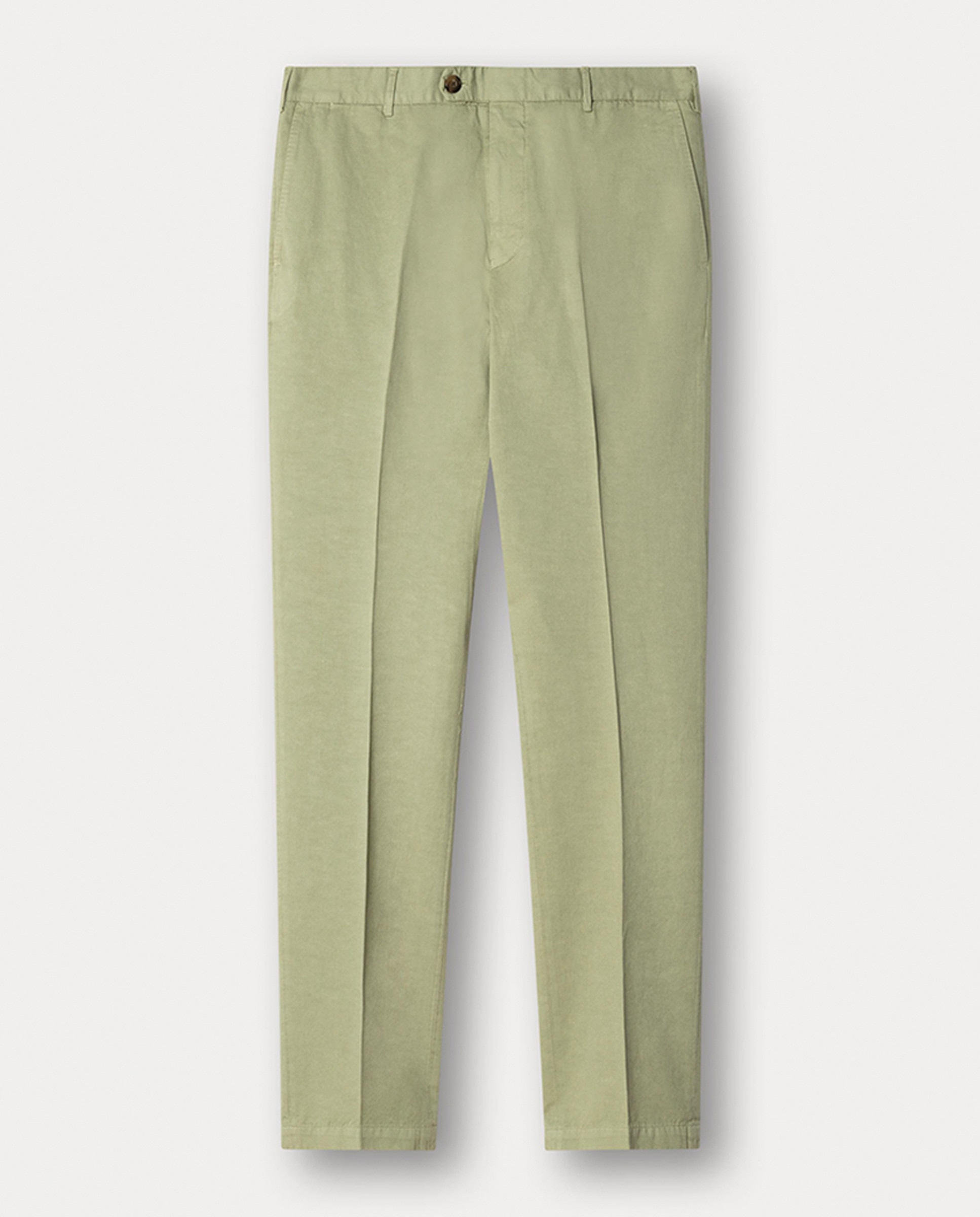 Imagem 0 de Calças Chino de Algodão e Linho Regular Fit
