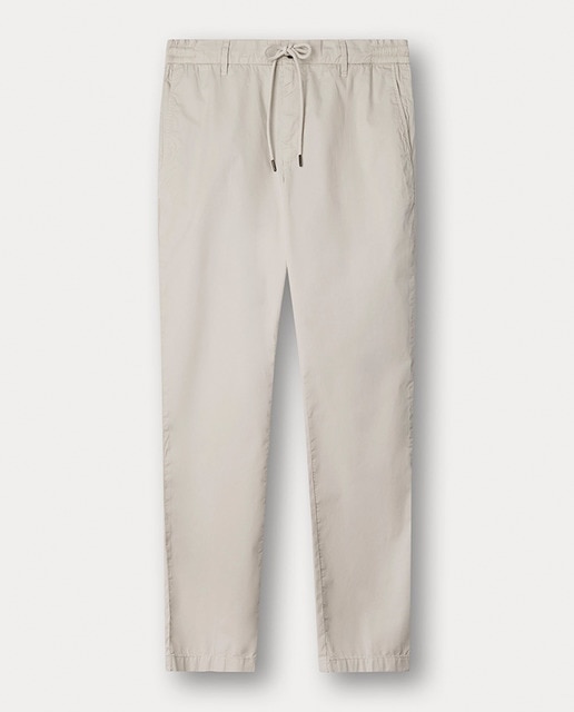 Imagem 0 de Calças de Algodão Regular Fit com Cordões