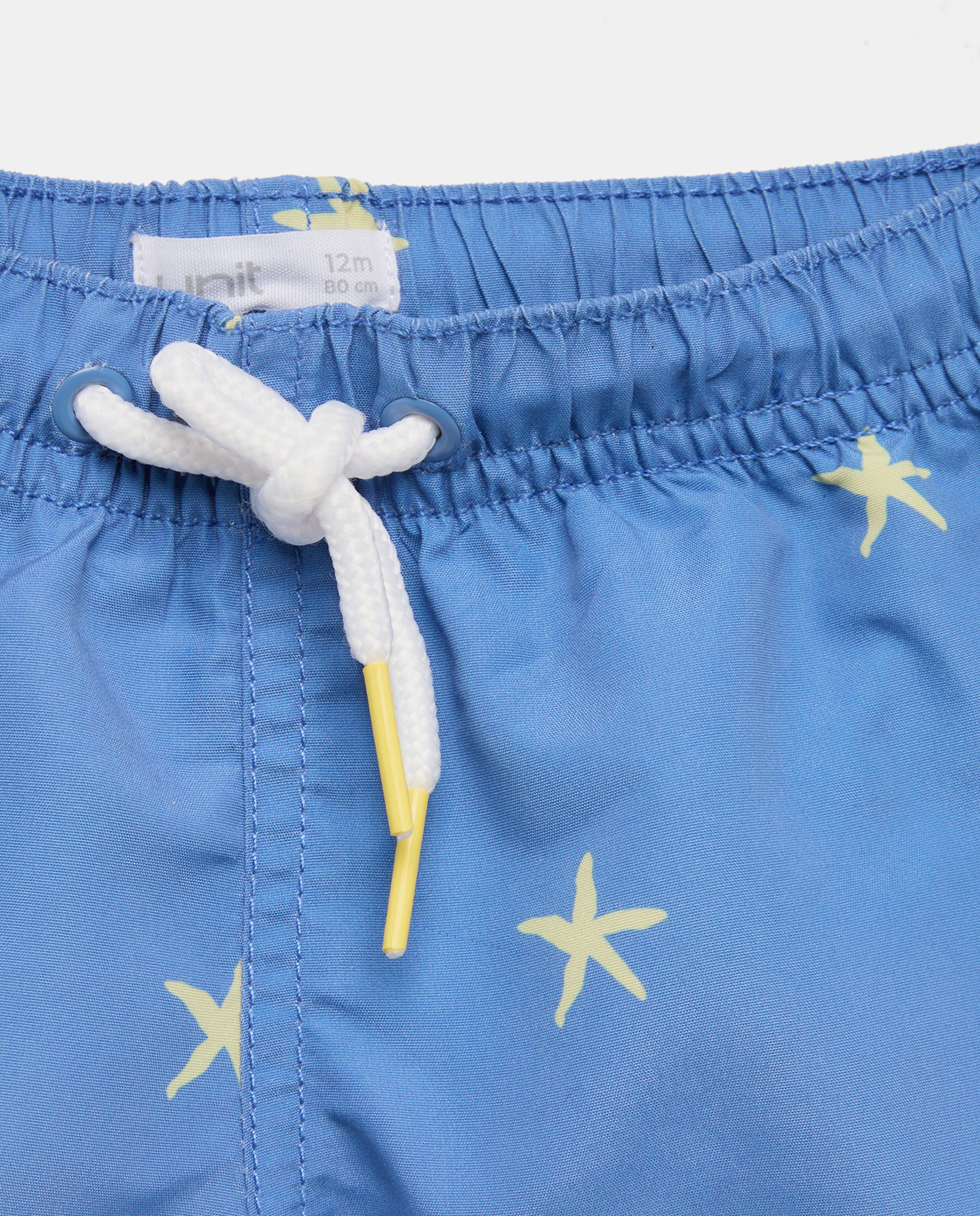 Bañador bermuda de bebé estrellas 440 Azulón-3
