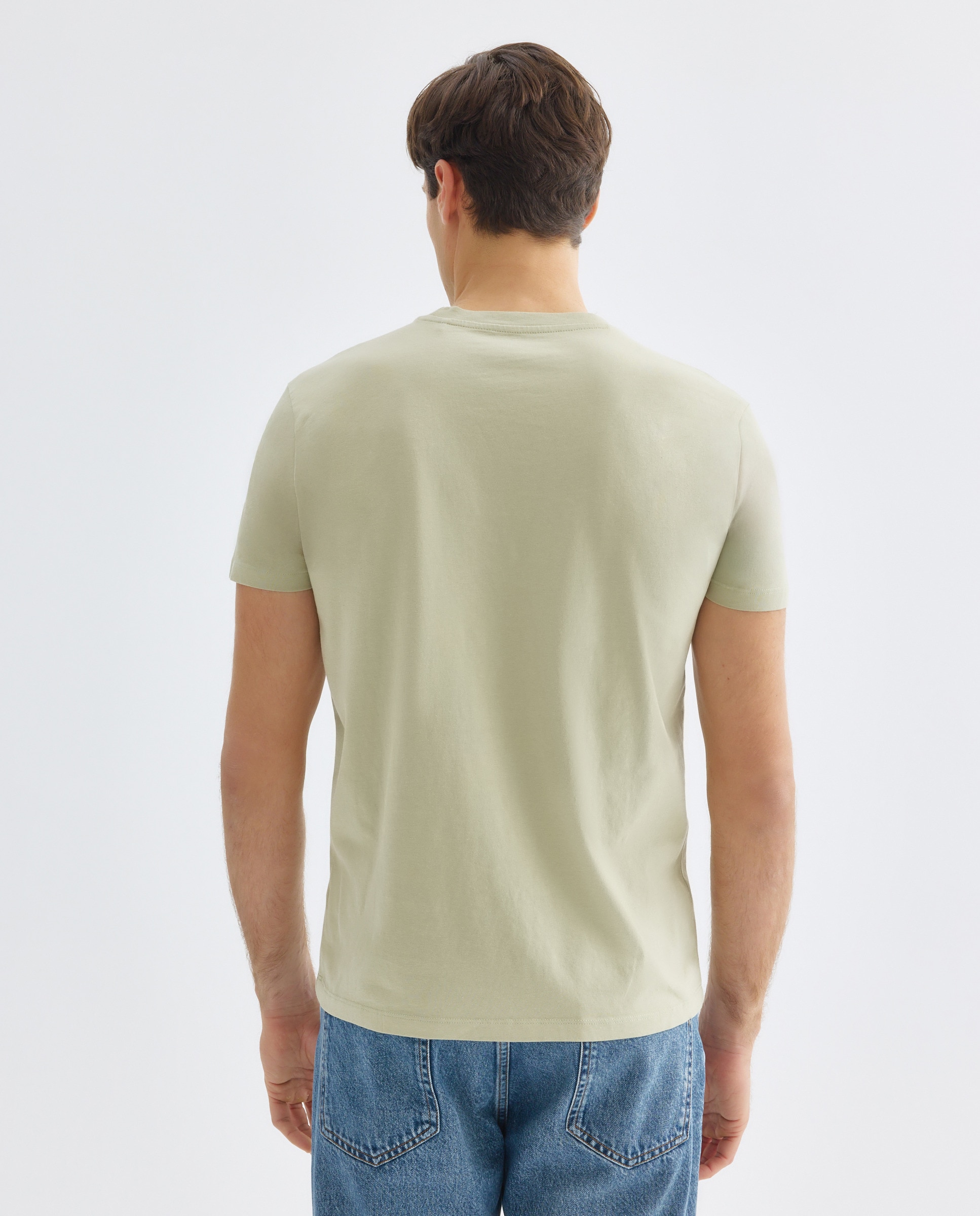 Camiseta de hombre manga corta JOURNEY BEYOND LIMITS 510 Verde claro-3