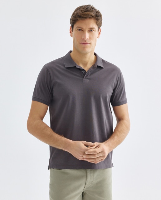 Imagen 0 de Polo de hombre manga corta jersey garment wash