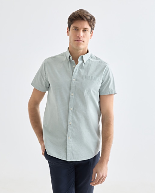 Imagen 0 de Camisa sport manga corta hombre popelín