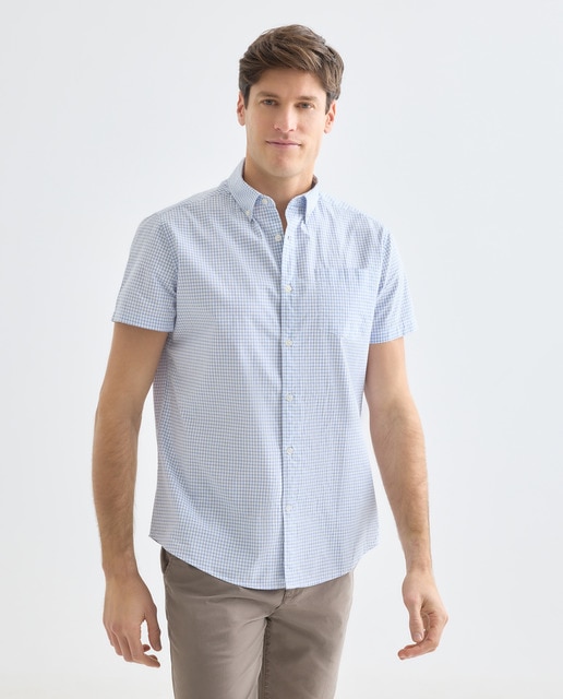 Imagen 0 de Camisa sport manga corta hombre popelín