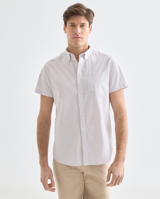 Imagen 0 de Camisa sport manga corta hombre popelín