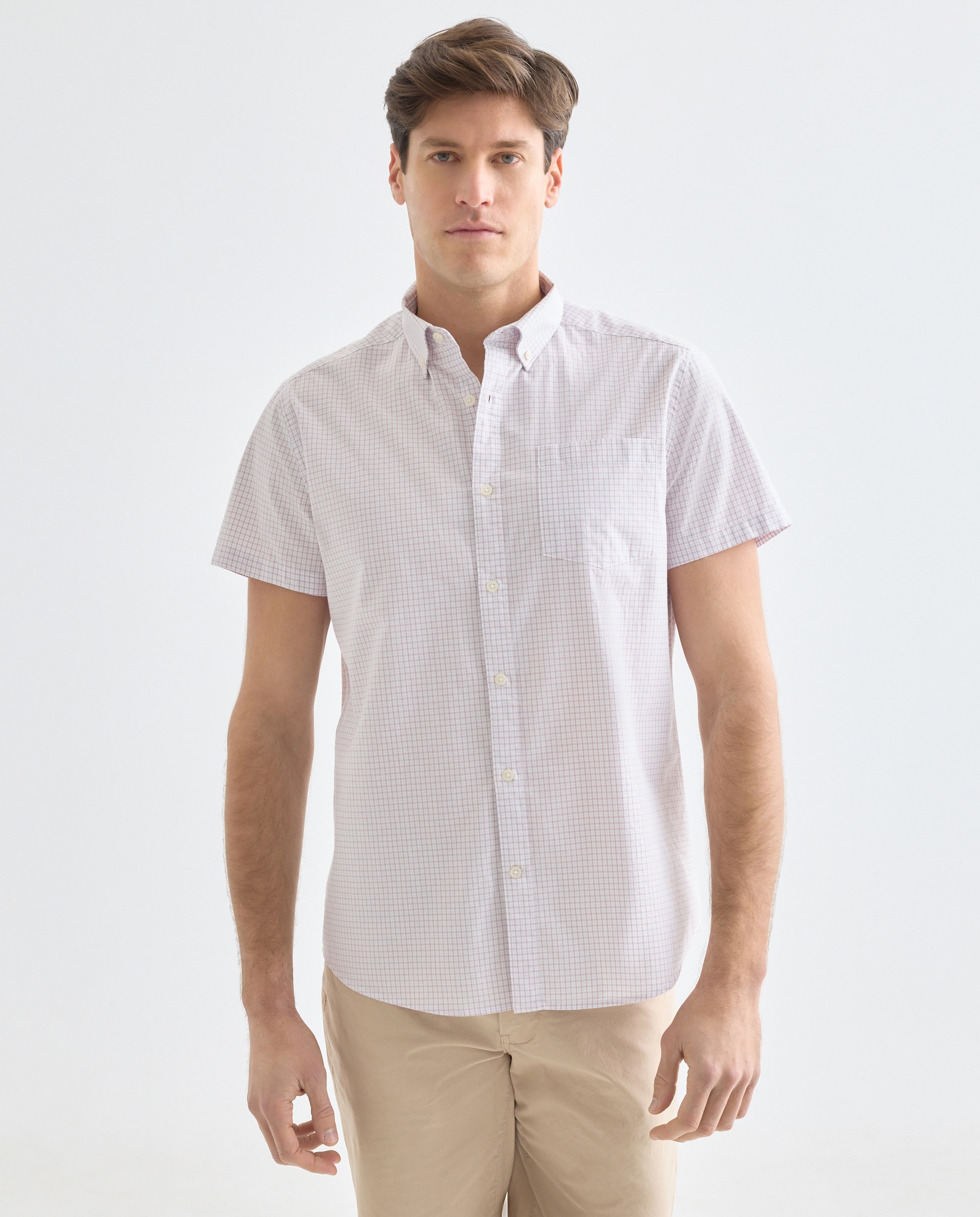 Imagen 0 de Camisa sport manga corta hombre popelín