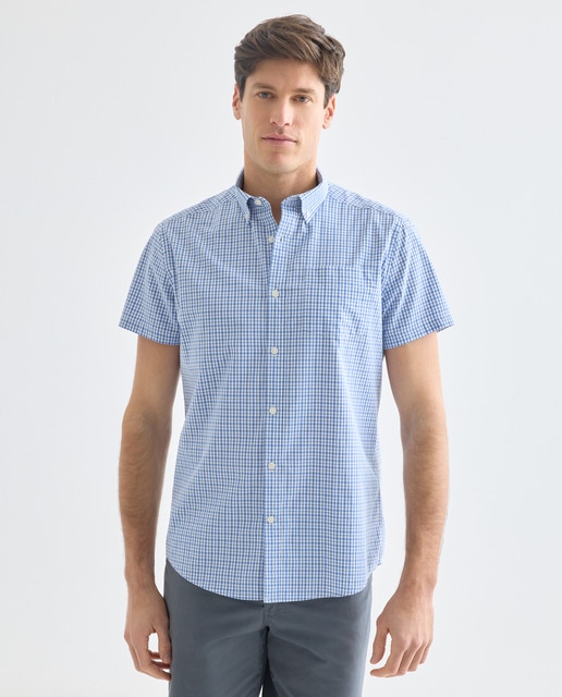 Imagen 0 de Camisa sport manga corta hombre popelín