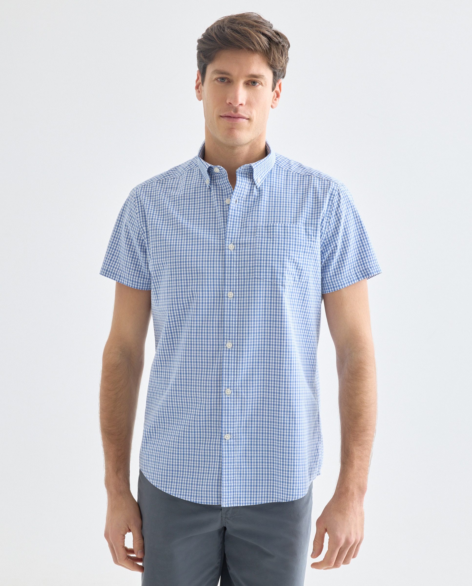 Imagen 0 de Camisa sport manga corta hombre popelín