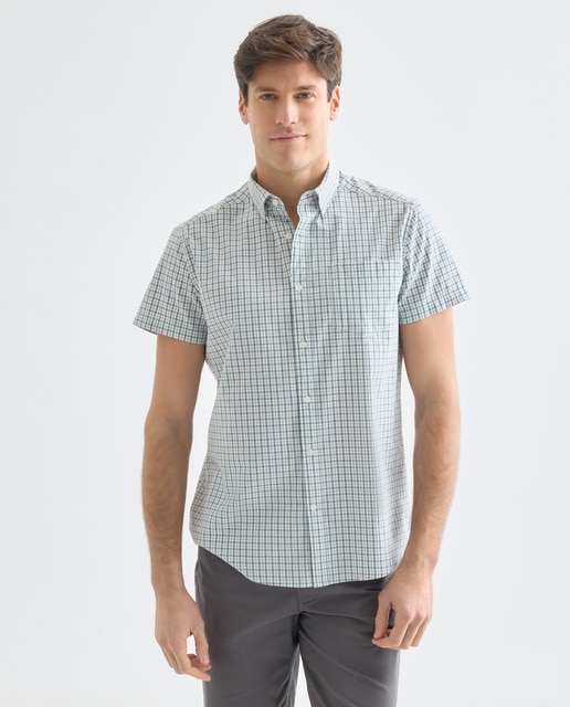 Imagen 0 de Camisa sport manga corta hombre popelín