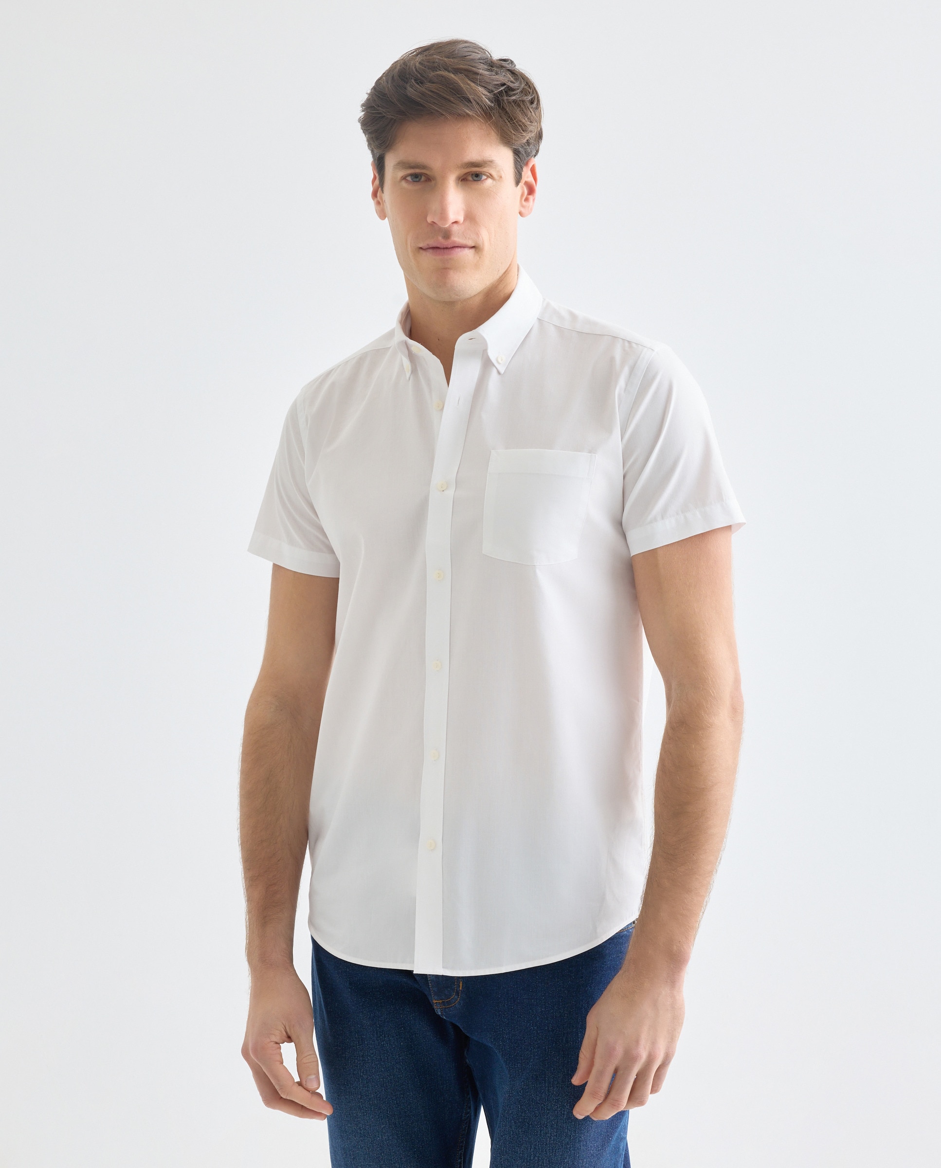 Imagen 0 de Camisa sport manga corta hombre fácil plancha