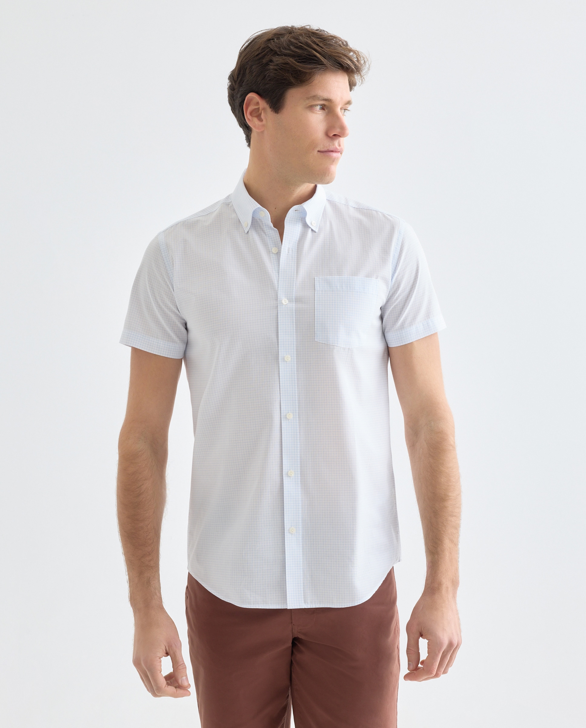 Imagen 0 de Camisa sport manga corta hombre fácil plancha