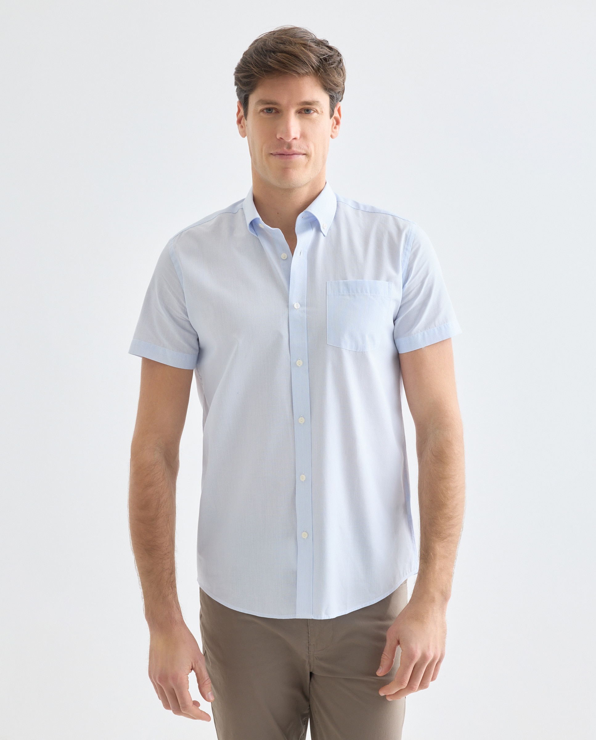 Imagen 0 de Camisa sport manga corta hombre fácil plancha