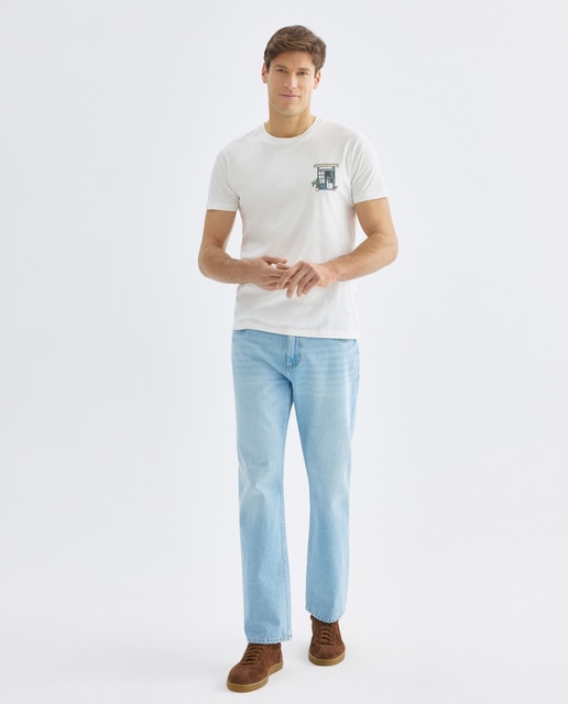 Imagen 0 de Pantalón vaquero hombre regular fit 100% algodón