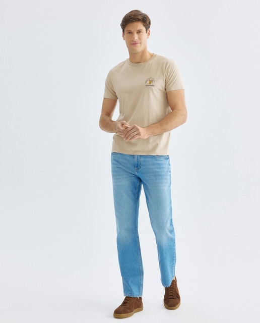Imagen 0 de Pantalón vaquero hombre regular fit 100% algodón