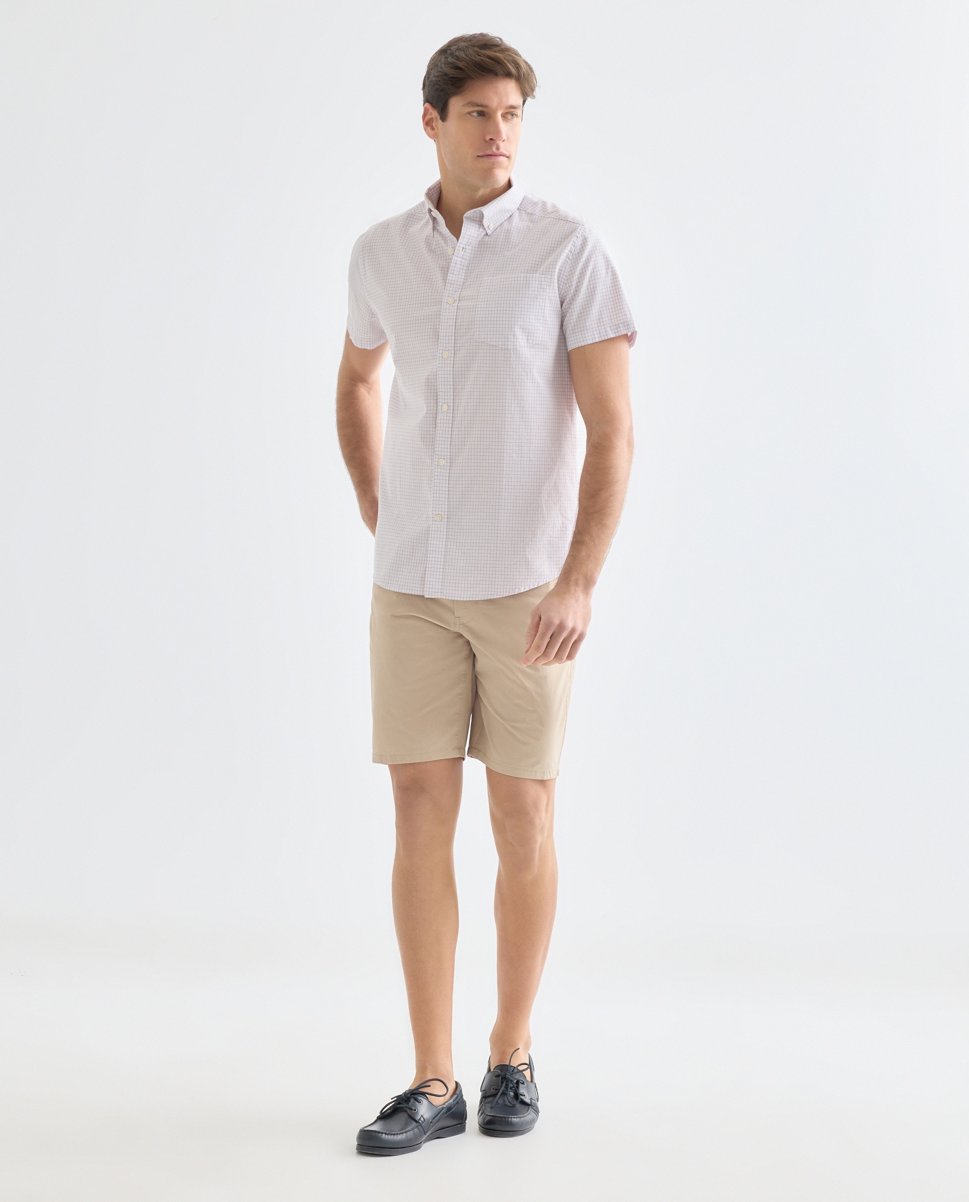 Imagen 0 de Bermuda hombre cinco bolsillos lavado regular fit