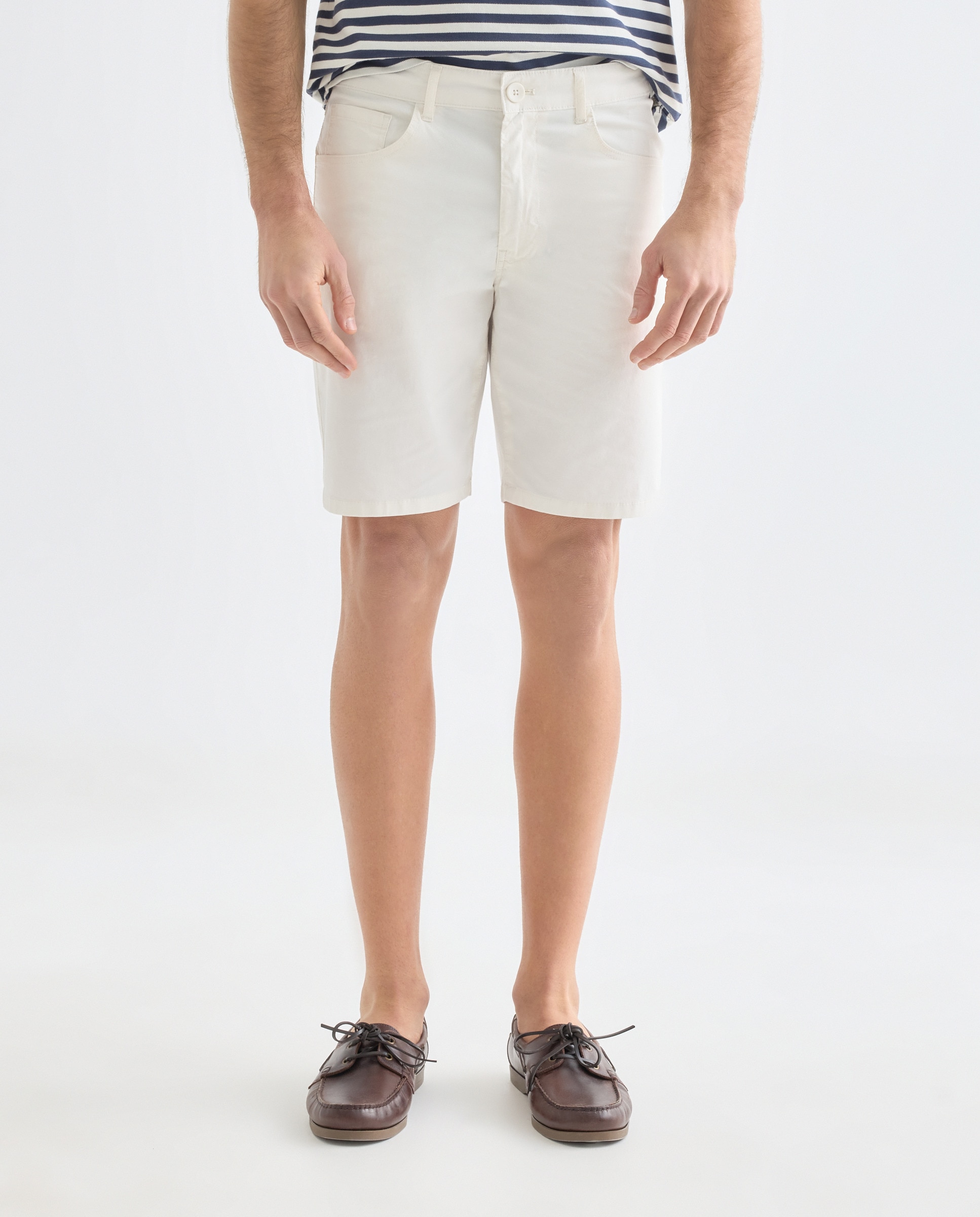 Bermuda hombre cinco bolsillos lavado regular fit 850 Piedra-2