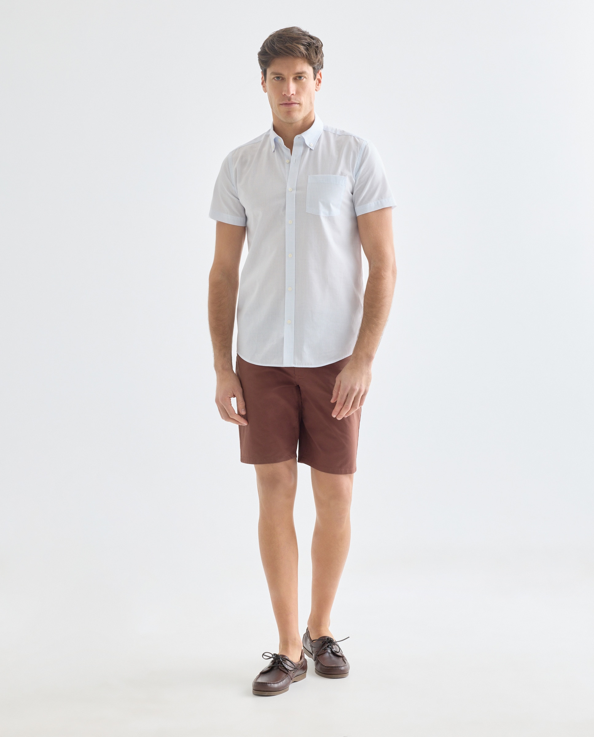 Imagen 0 de Bermuda hombre cinco bolsillos lavado regular fit