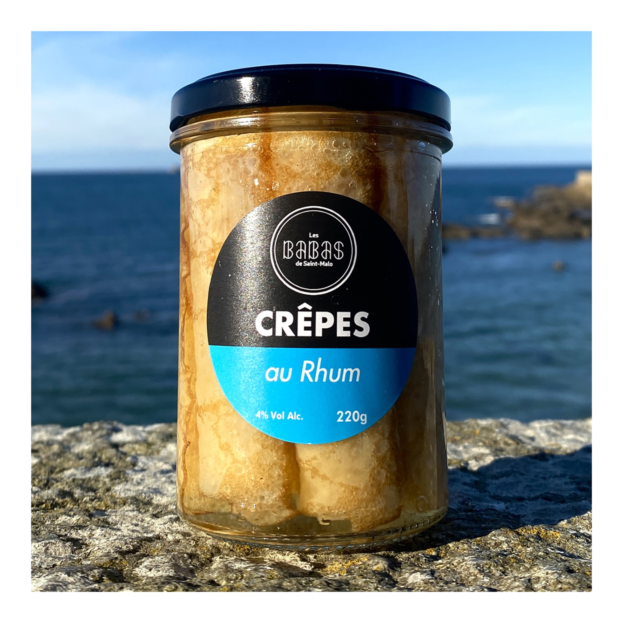 Crepes remojadas en ron y vainilla Les babas de Saint Malo 3