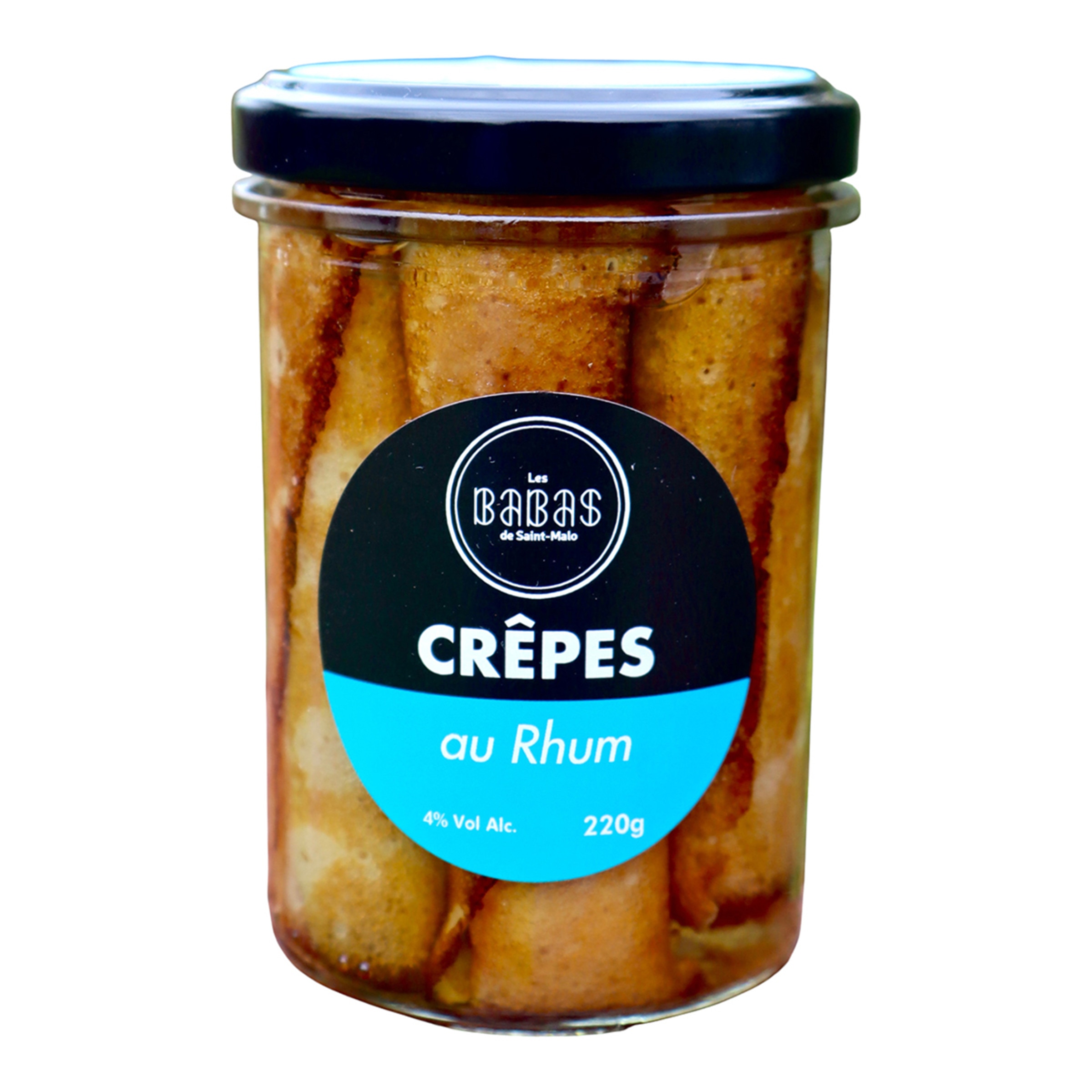 Crepes remojadas en ron y vainilla Les babas de Saint Malo 1