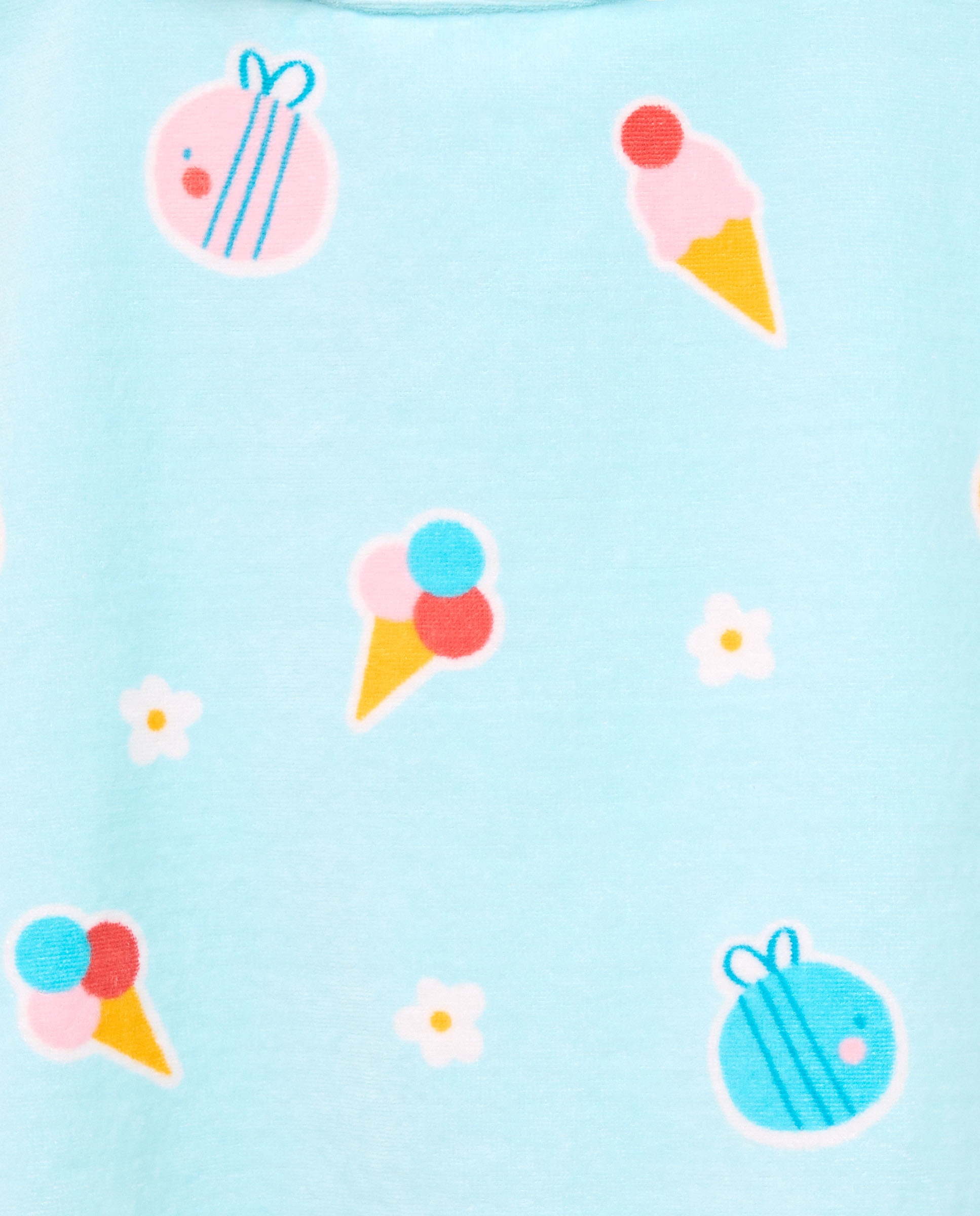 Capa de Banho Estampada de Bebé Baby El Corte Inglés Verde-3