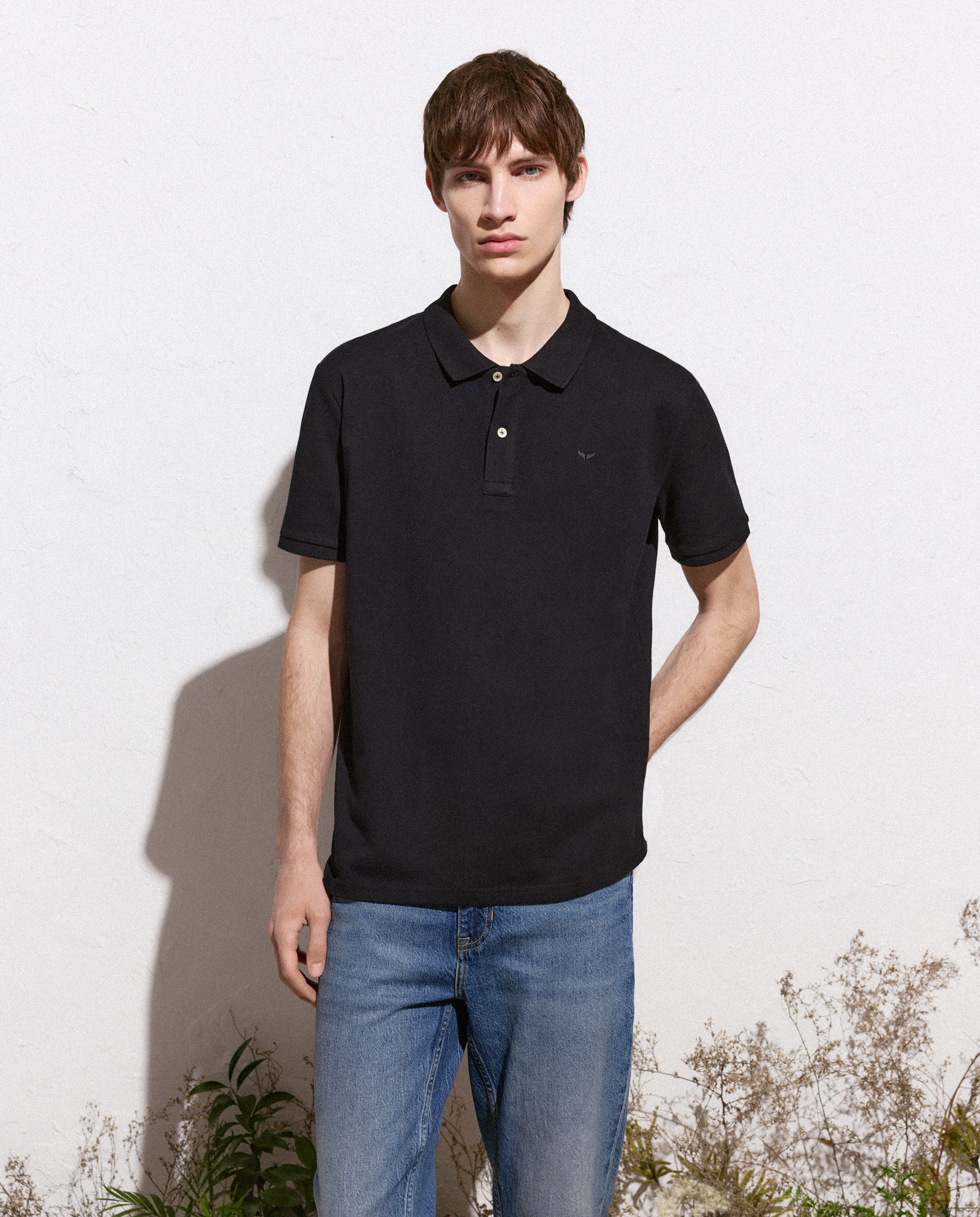 Imagem 0 de Polo de Manga Curta em Cores Lisas