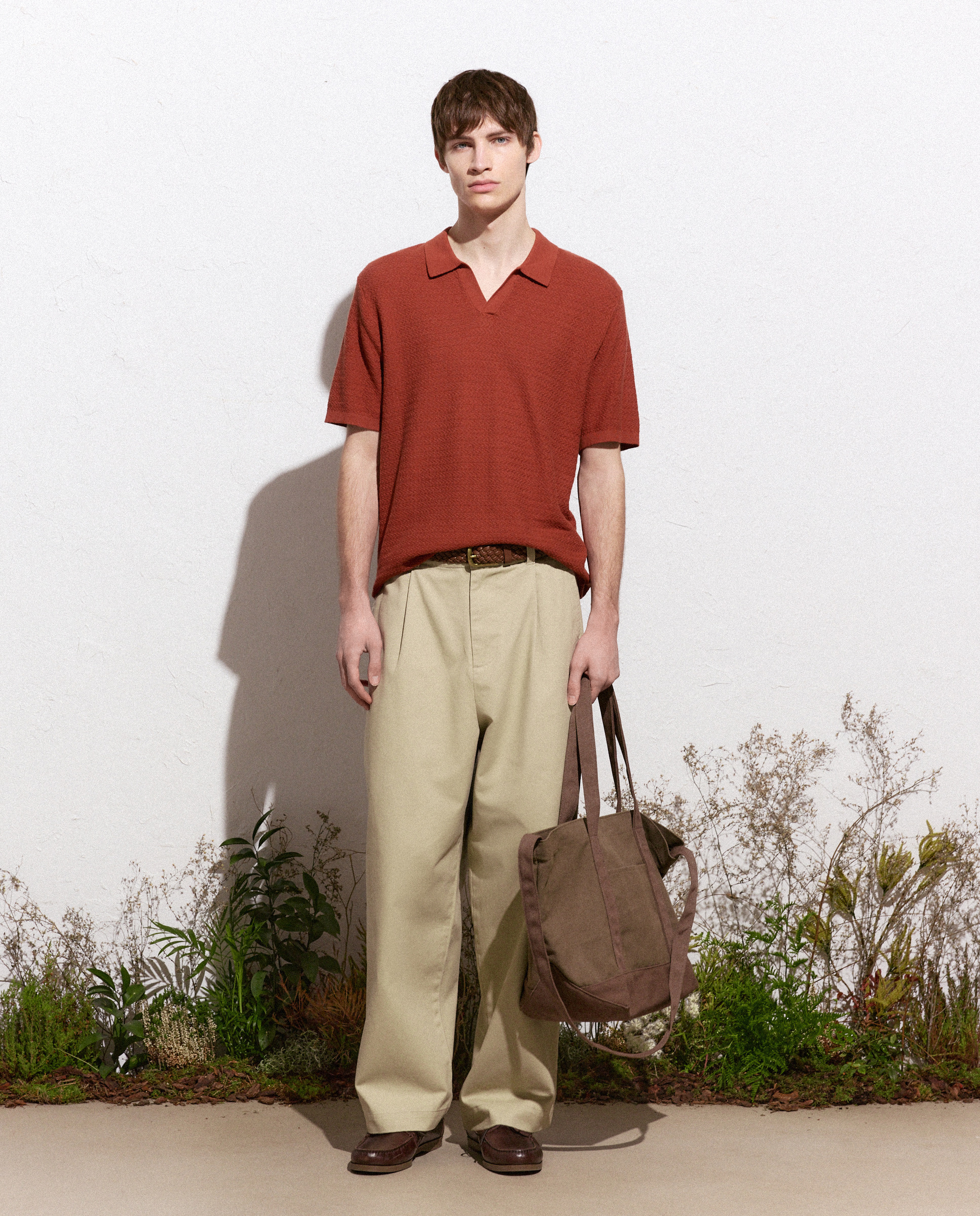 Imagem 0 de Polo de Tricot com Manga Curta e Estrutura