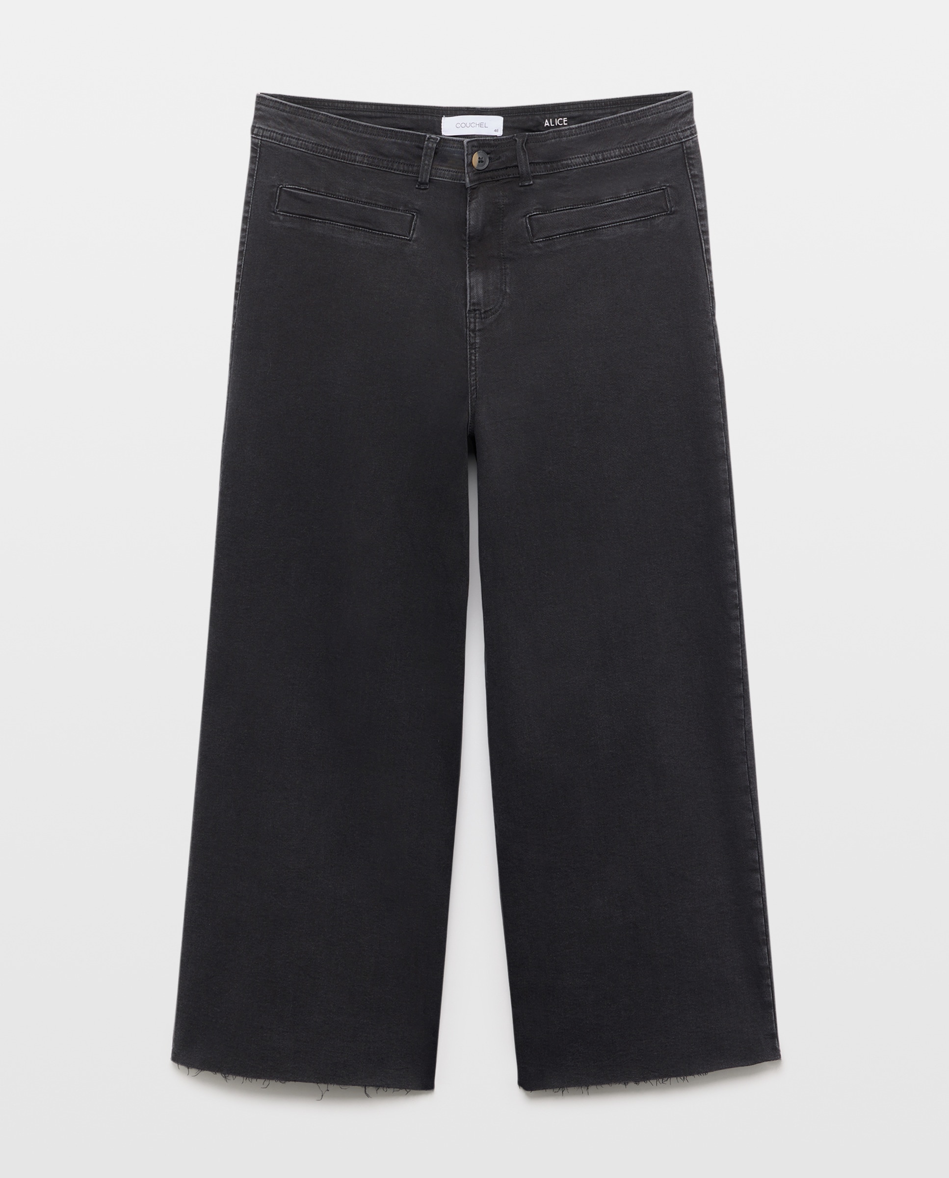 Jeans Culotte Preto-4