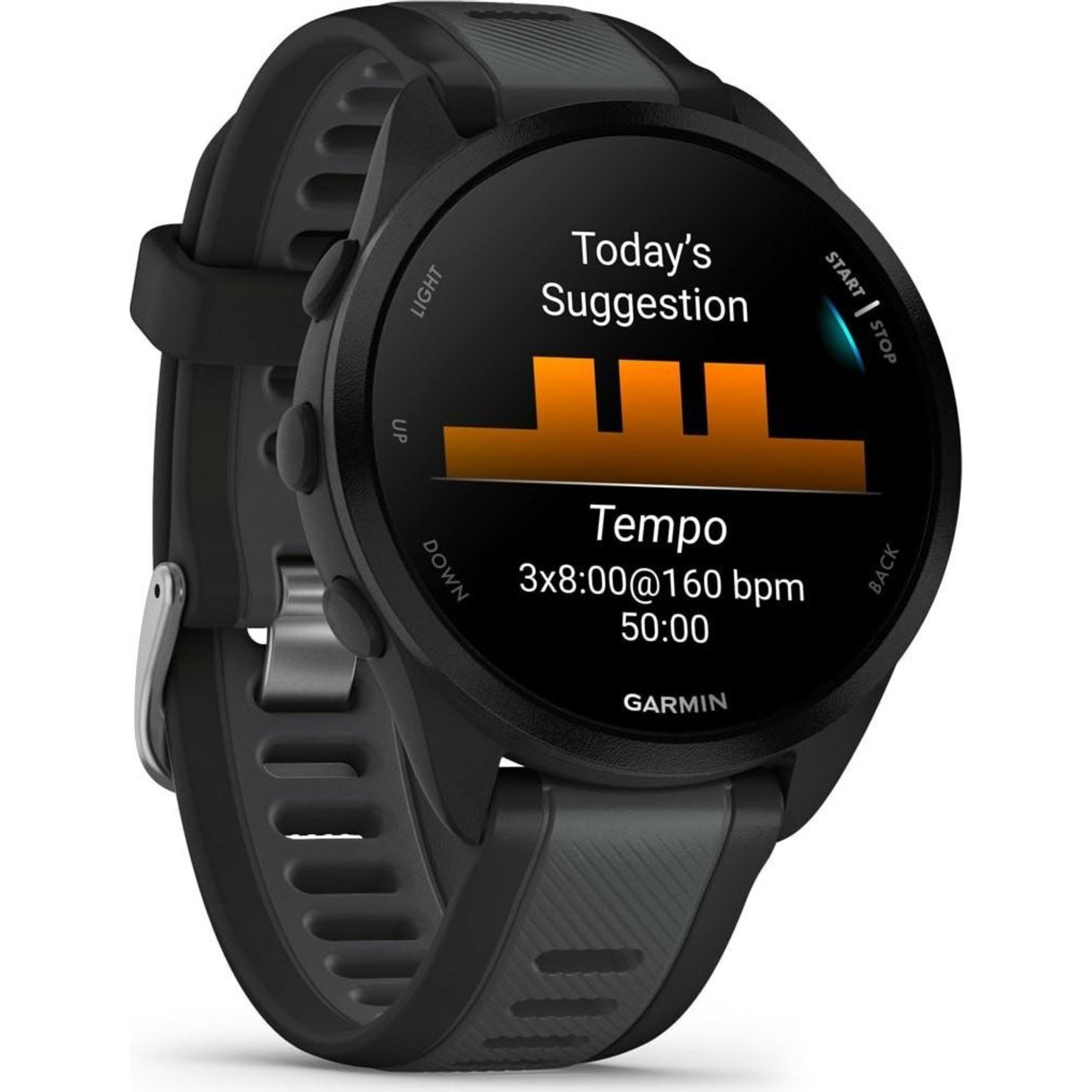 Relógio Smartwatch Forerunner 165 Music Preto / Cinzento-3