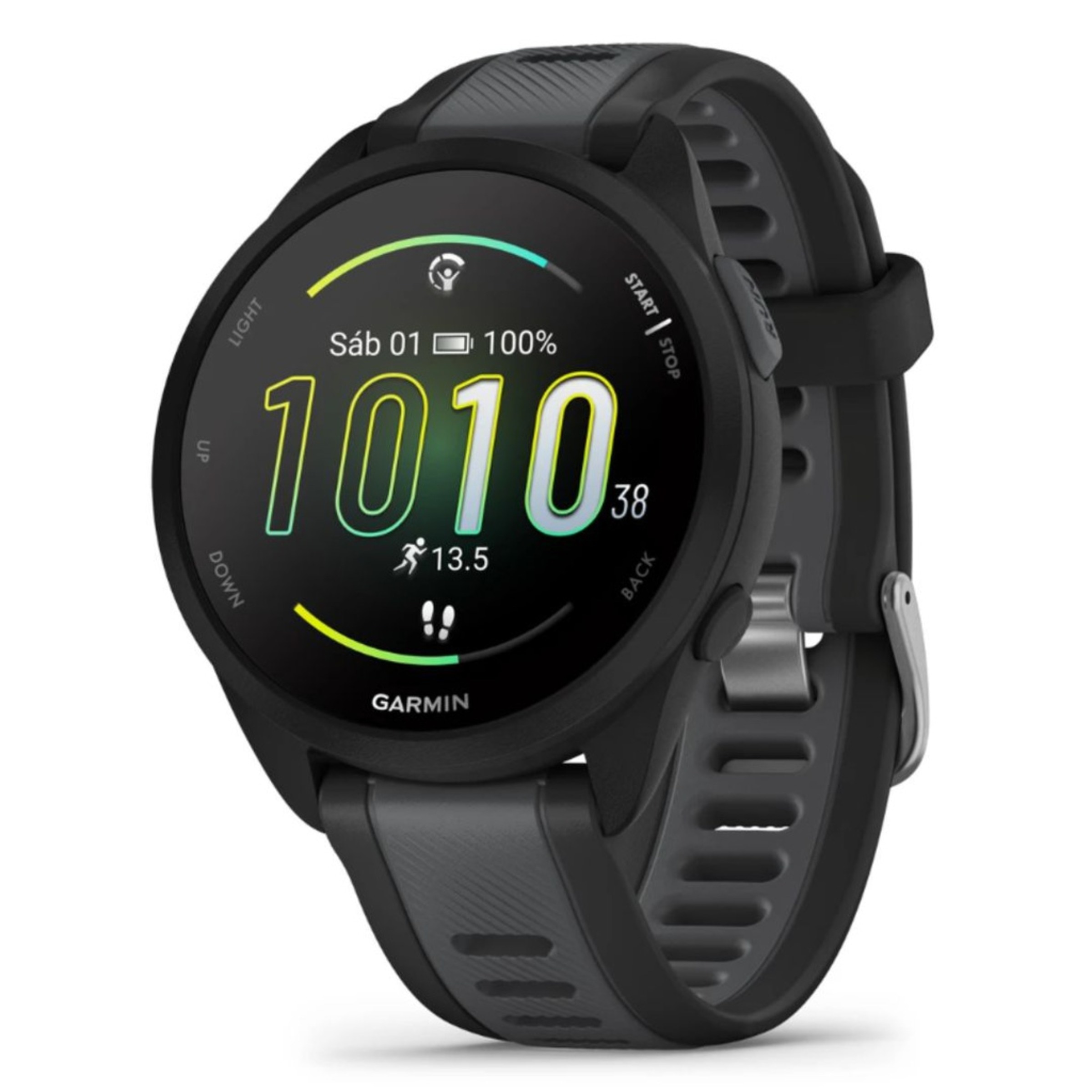 Relógio Smartwatch Forerunner 165 Music Preto / Cinzento-1