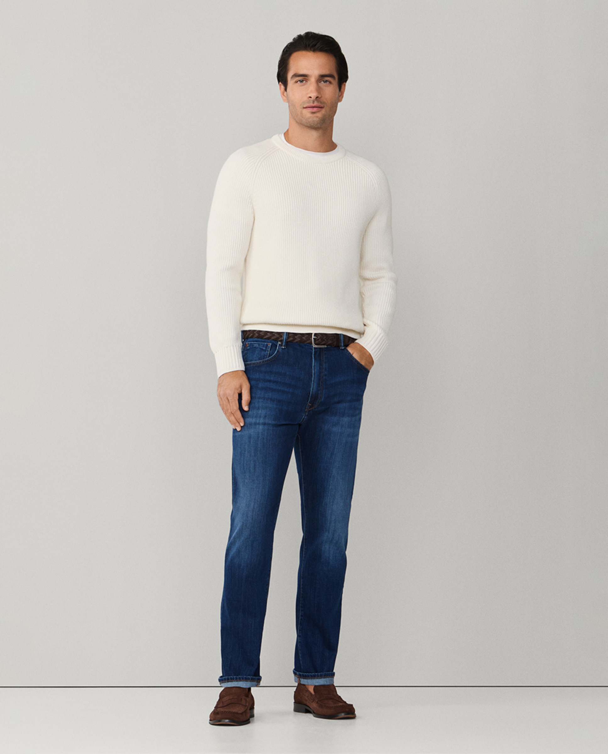 Imagem 0 de Jeans com Lavagem Média Tamanhos Grandes