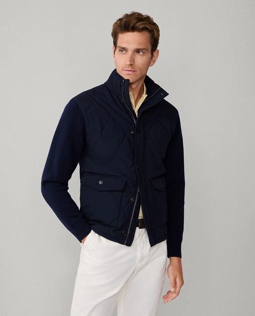 Imagem 0 de Casaco Híbrido com Bolsos de Remendo Tamanhos Grandes