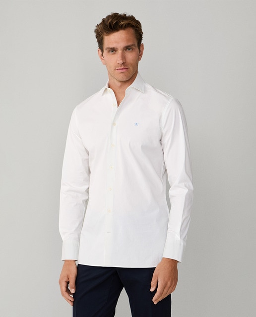 Imagem 0 de Camisa Classic Fit de Popelina com Logótipo Bordado Tamanhos Grandes