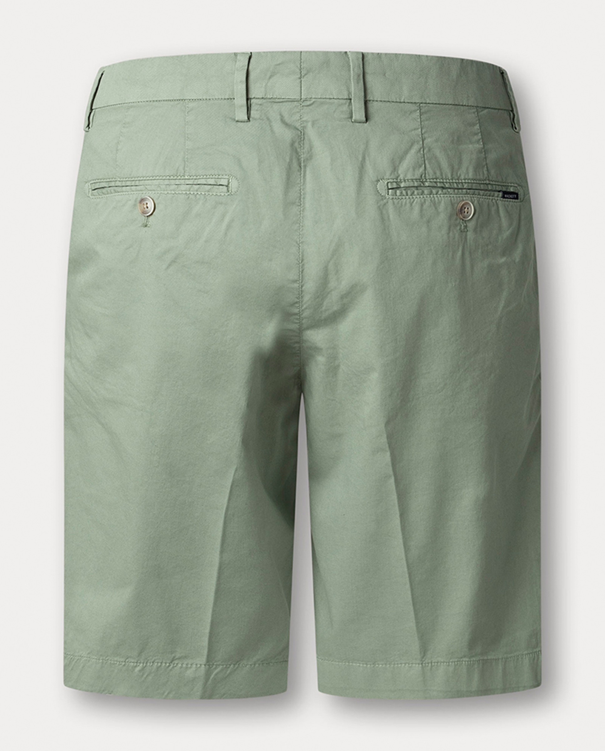 Bermudas em Tecido Ultraligeiro Tamanhos Grandes Verde-2