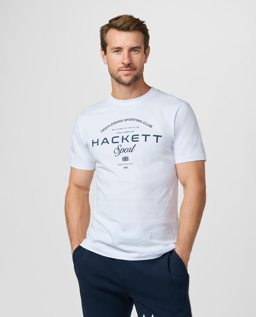 Imagem 0 de T-shirt Tamanhos Grandes de Manga Curta com Estampado no Peito