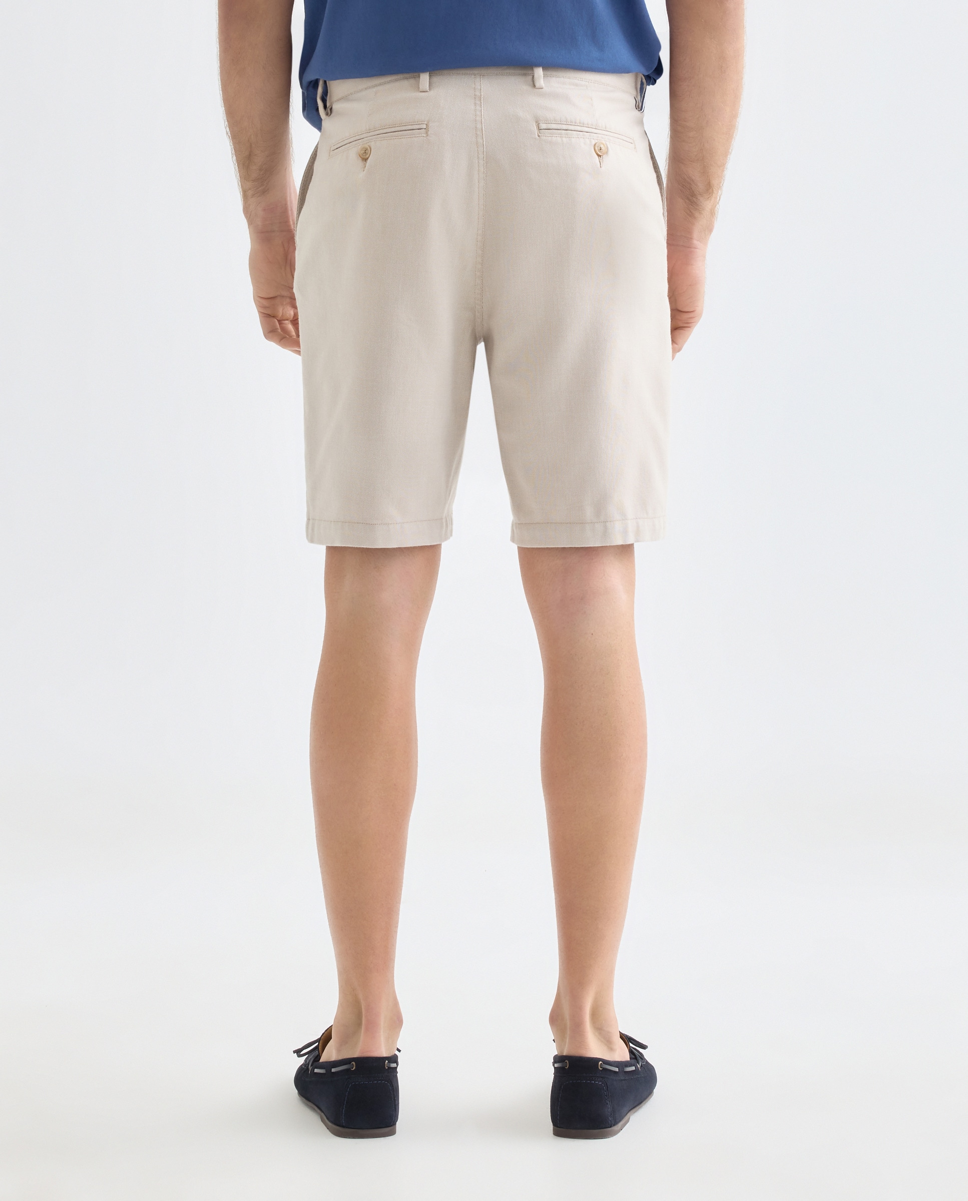 Bermudas Chino Clássicas Castanho-claro-3