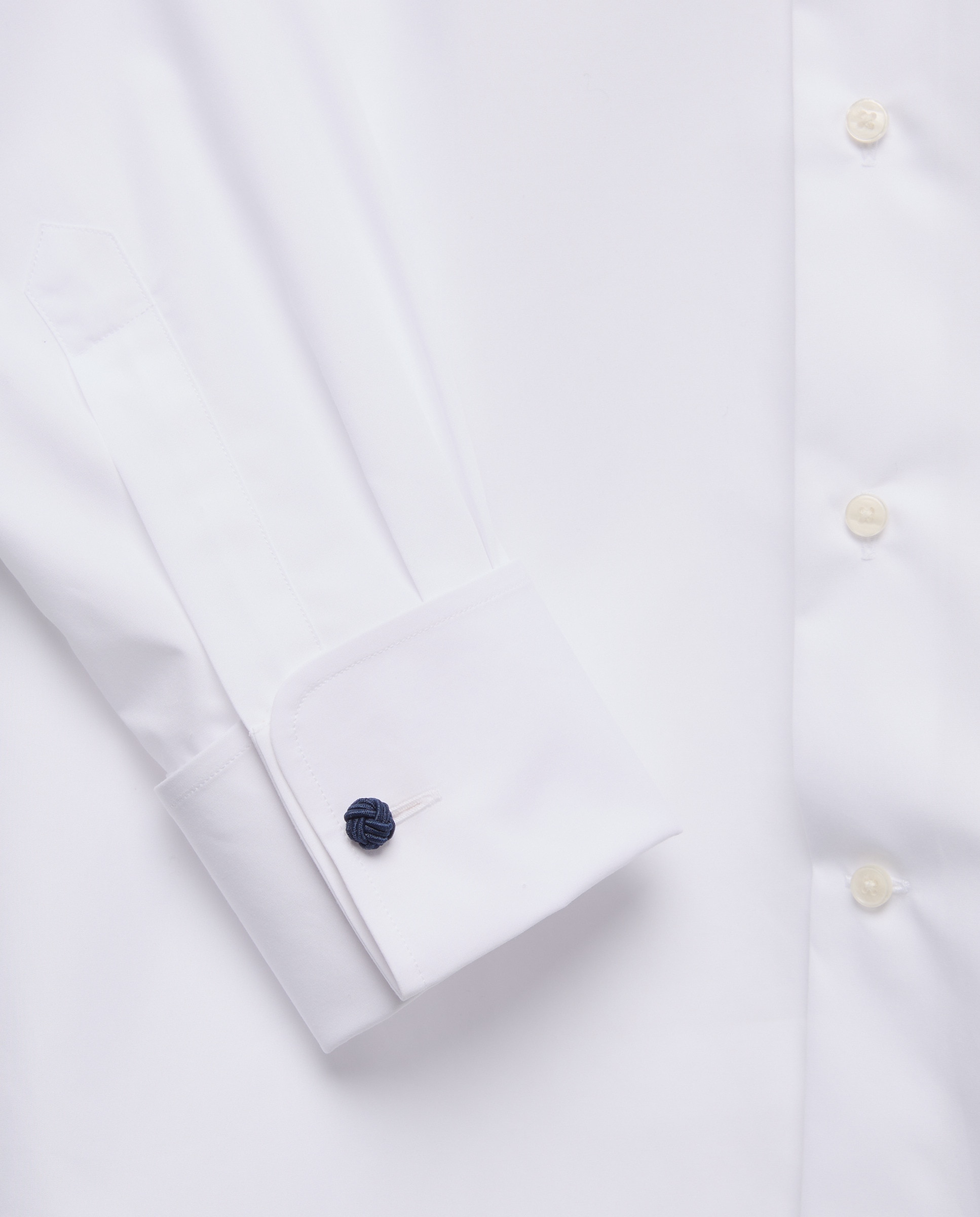 Camisa Clássica de Manga Comprida Non Iron Branco-6