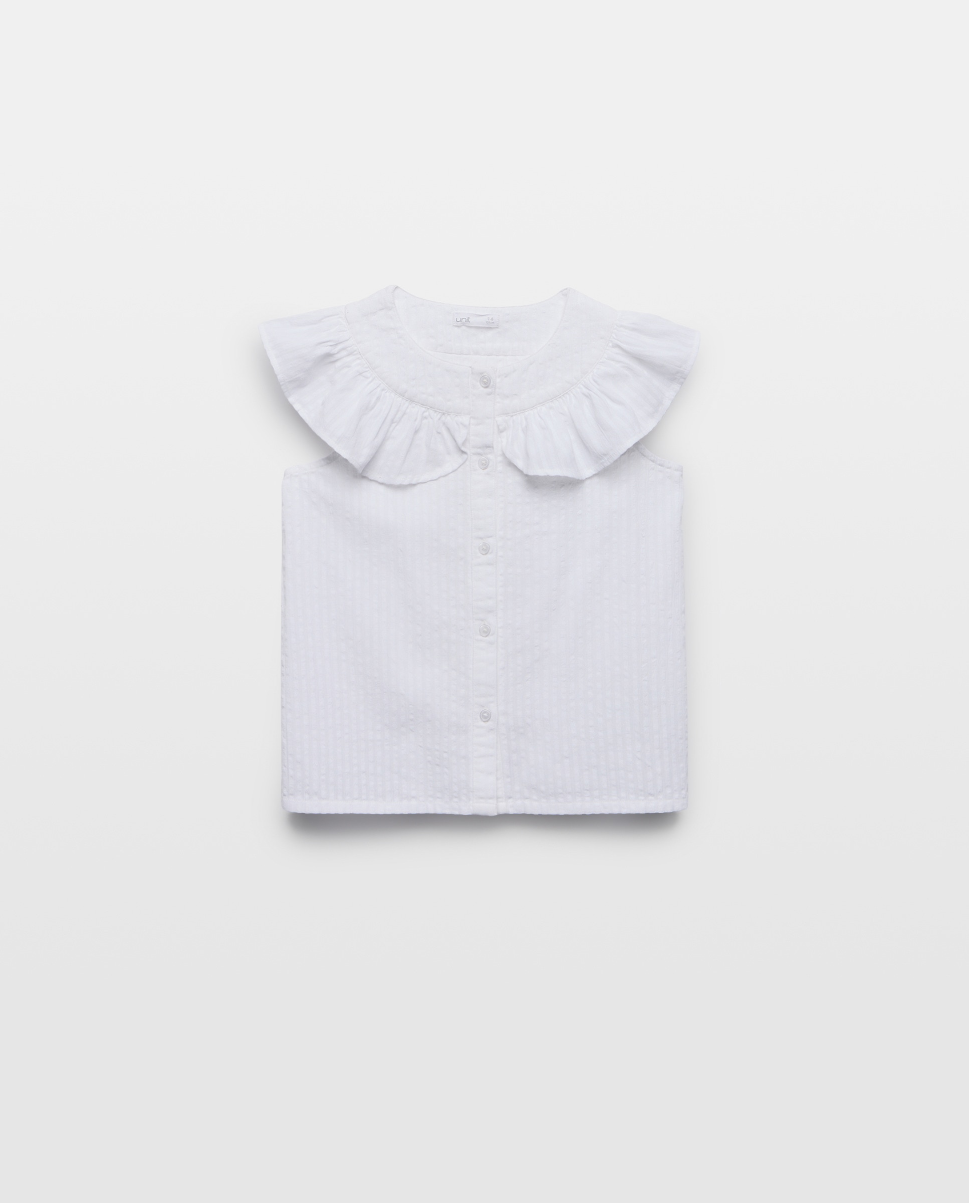 Imagen 0 de Blusa niña con cuello flor