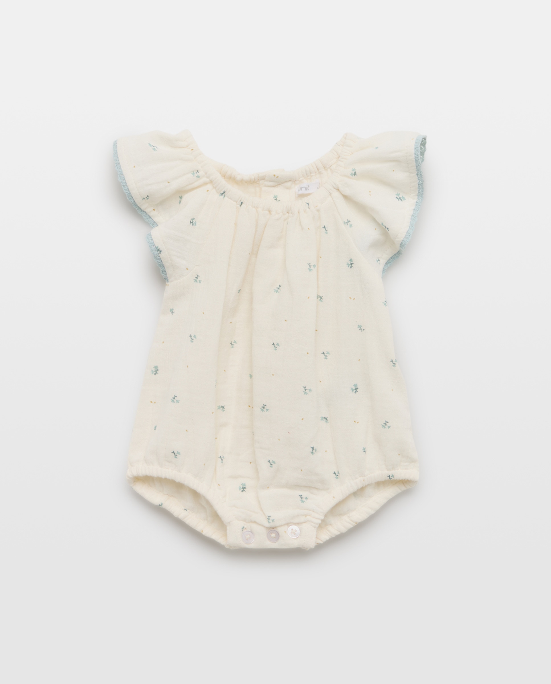 Imagen 0 de Ranita de recién nacido goma flores