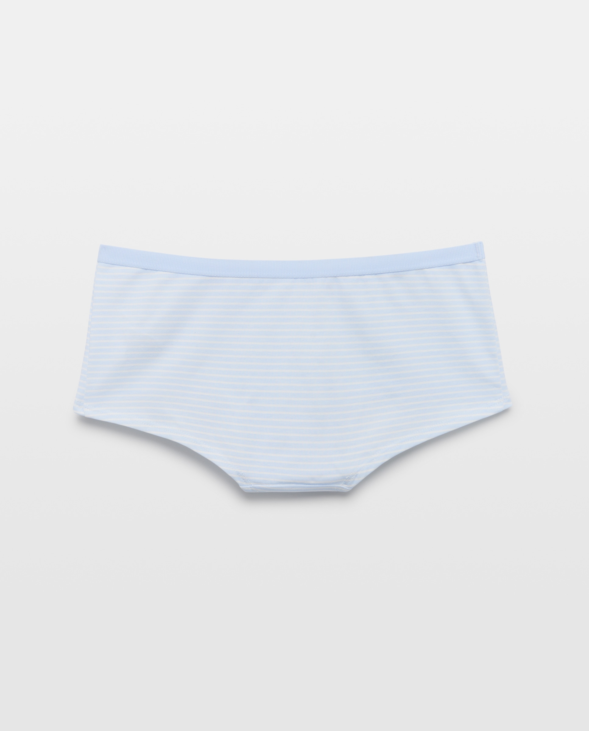 Pack de 2 Calções às Riscas e Lisos Cotton Juice Azul-2