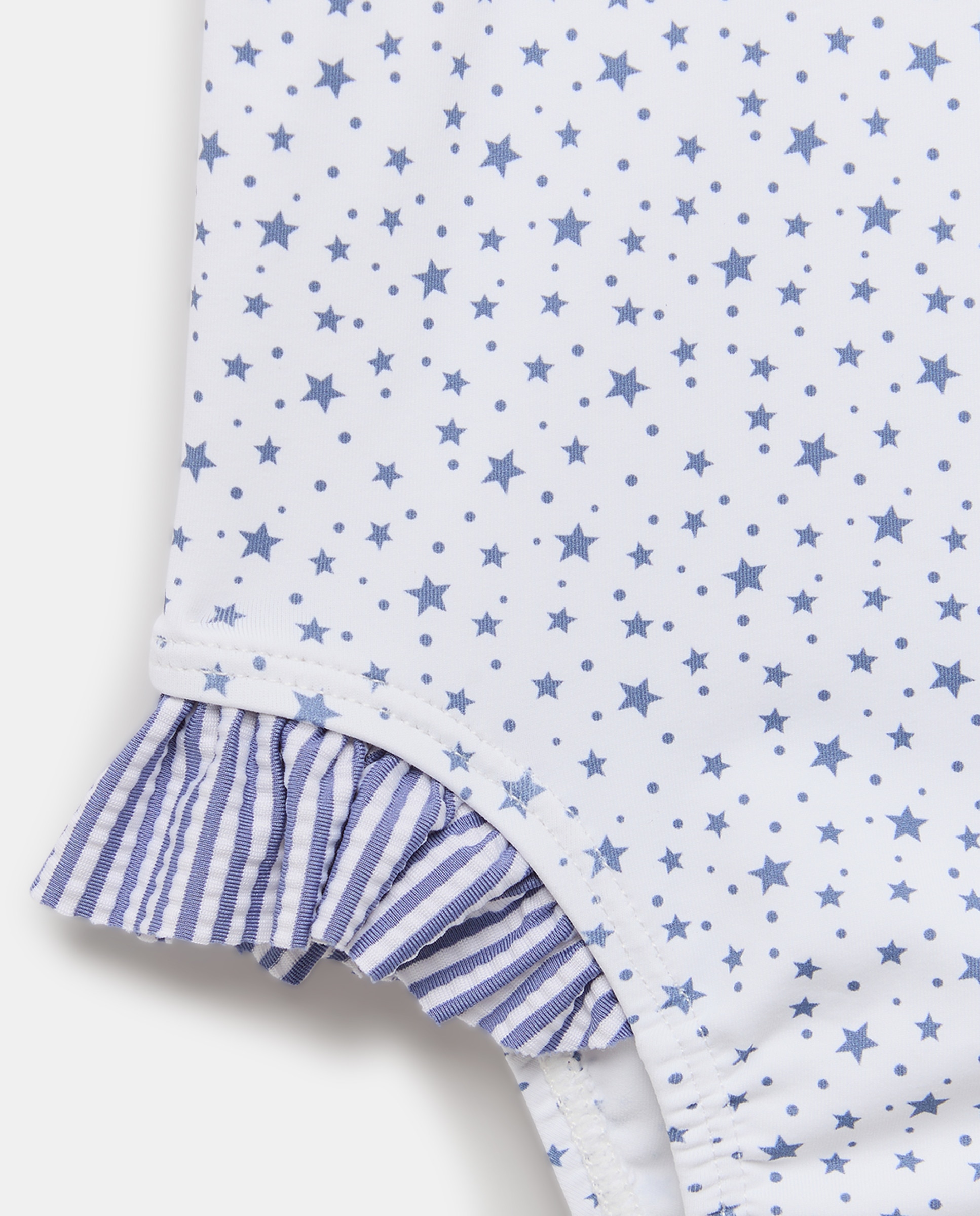Fato de Banho de Bebé com Folho e Estrelas Baby El Corte Inglés Azul-marinho-3