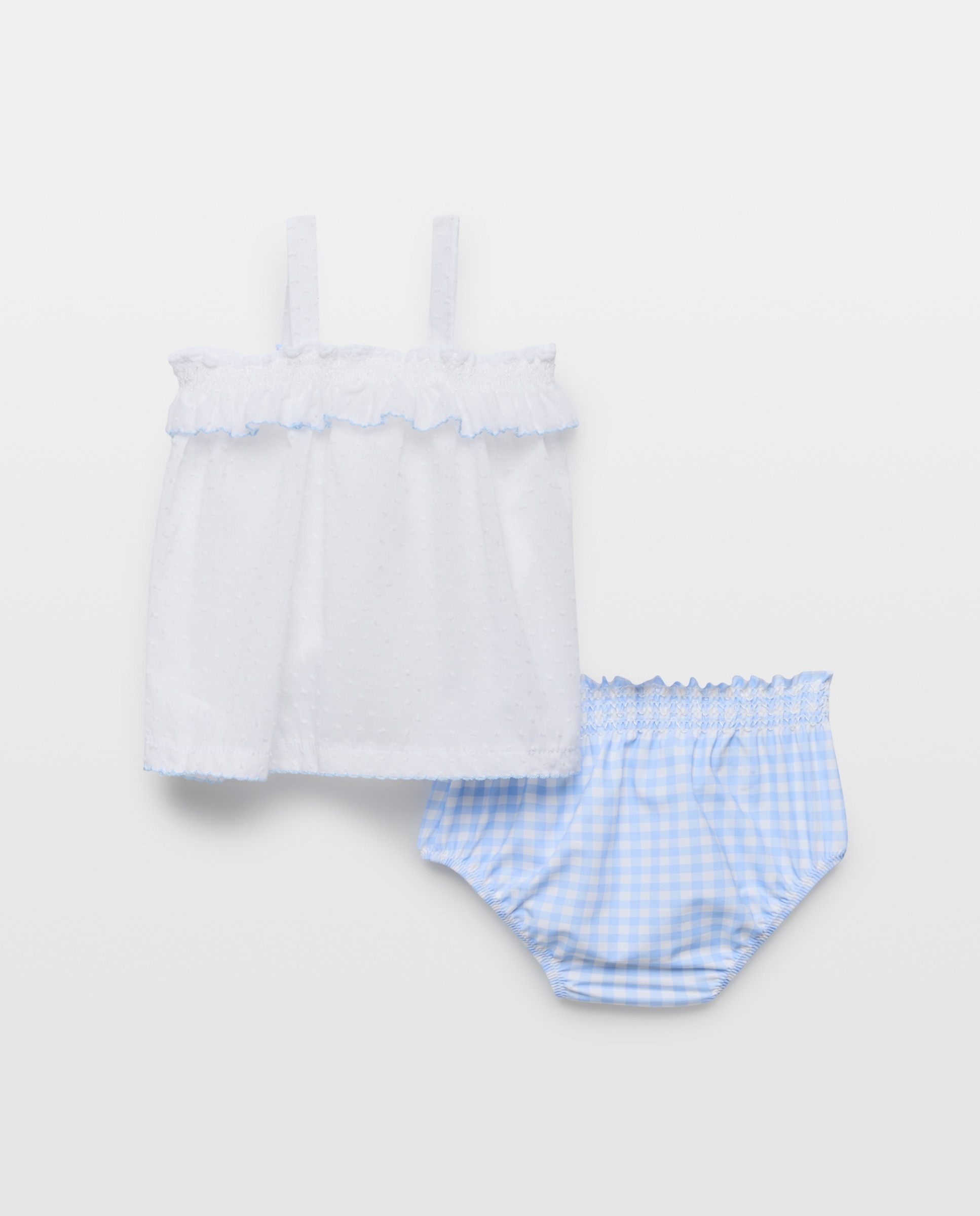 Conjunto de Bebé com Bordado de Estrela Azul-2