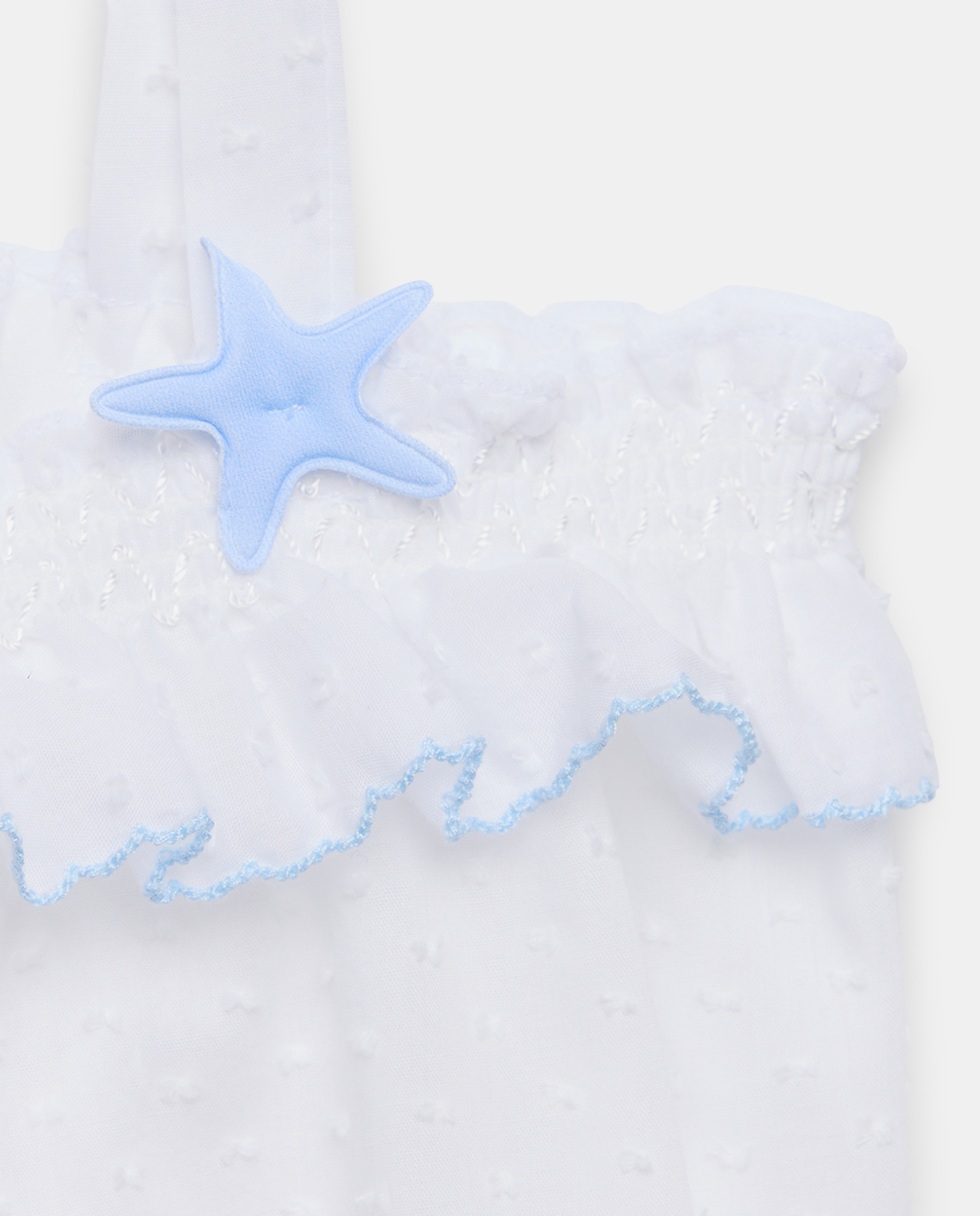 Conjunto de Bebé com Bordado de Estrela Azul-3