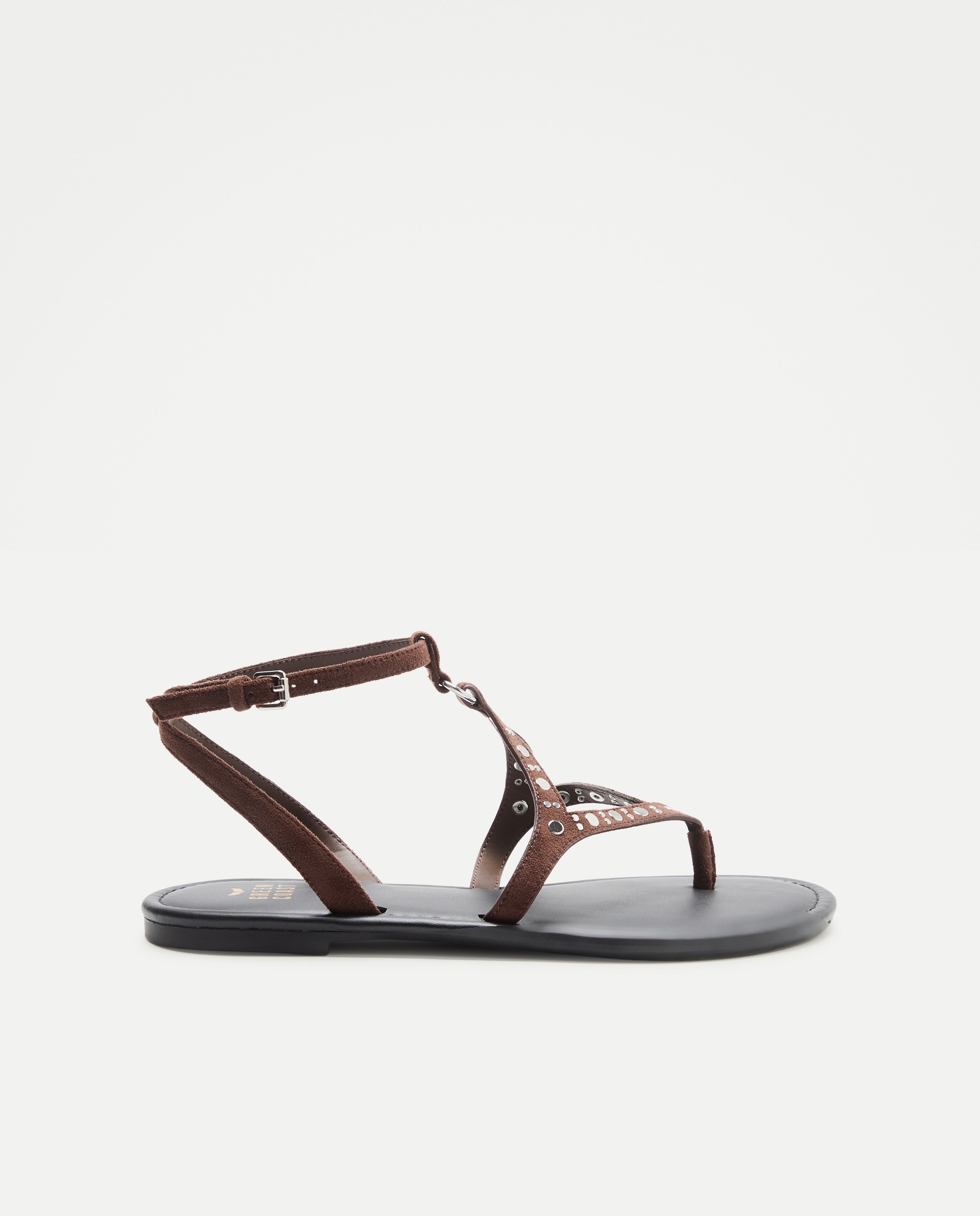 Imagem 0 de Sandálias Rasas com Losango de Tachas