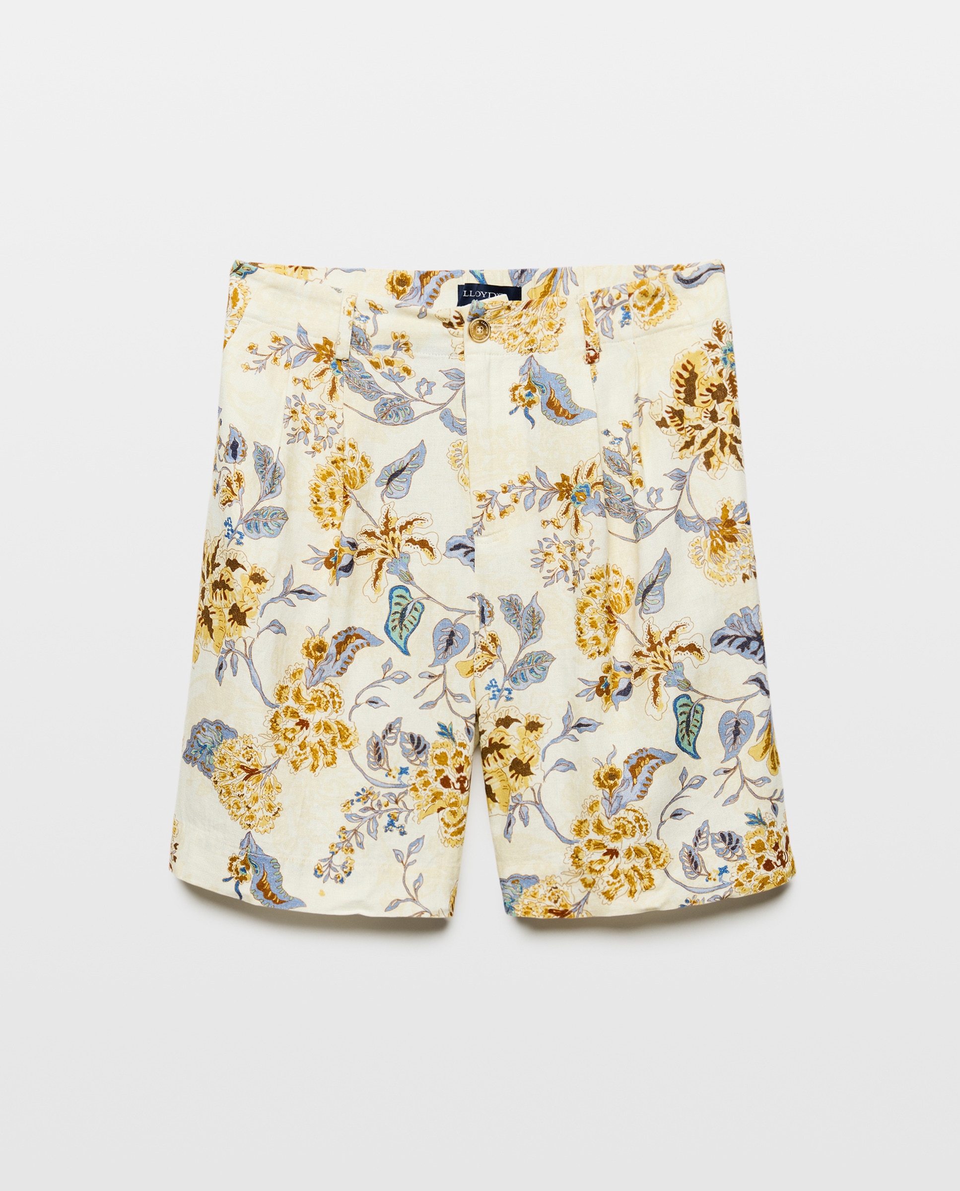 Bermudas de Linho Branco-4