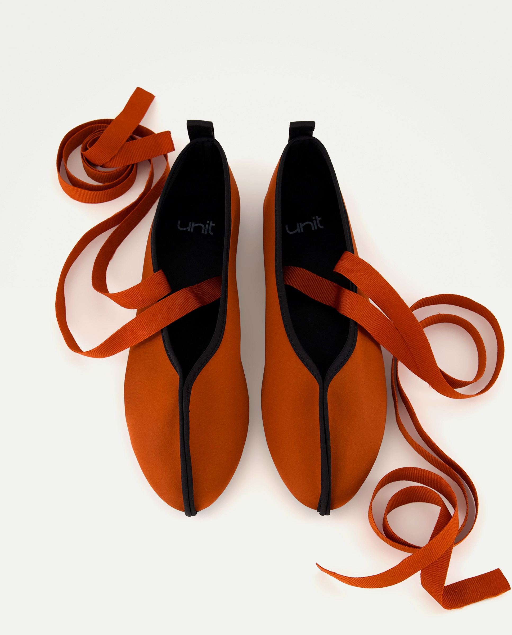 Bailarina raso cinta lace up 740 Tabaco-4